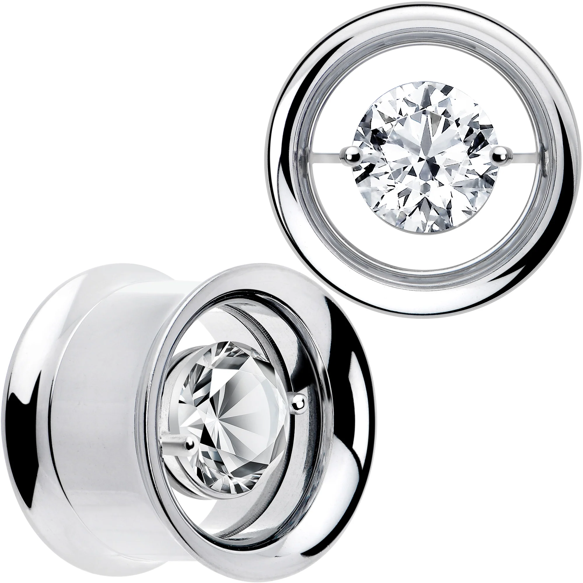 Gem Floating Screw Fit Tunnel Plug Set Available Sizes 8mm to 16mm - Image 12
