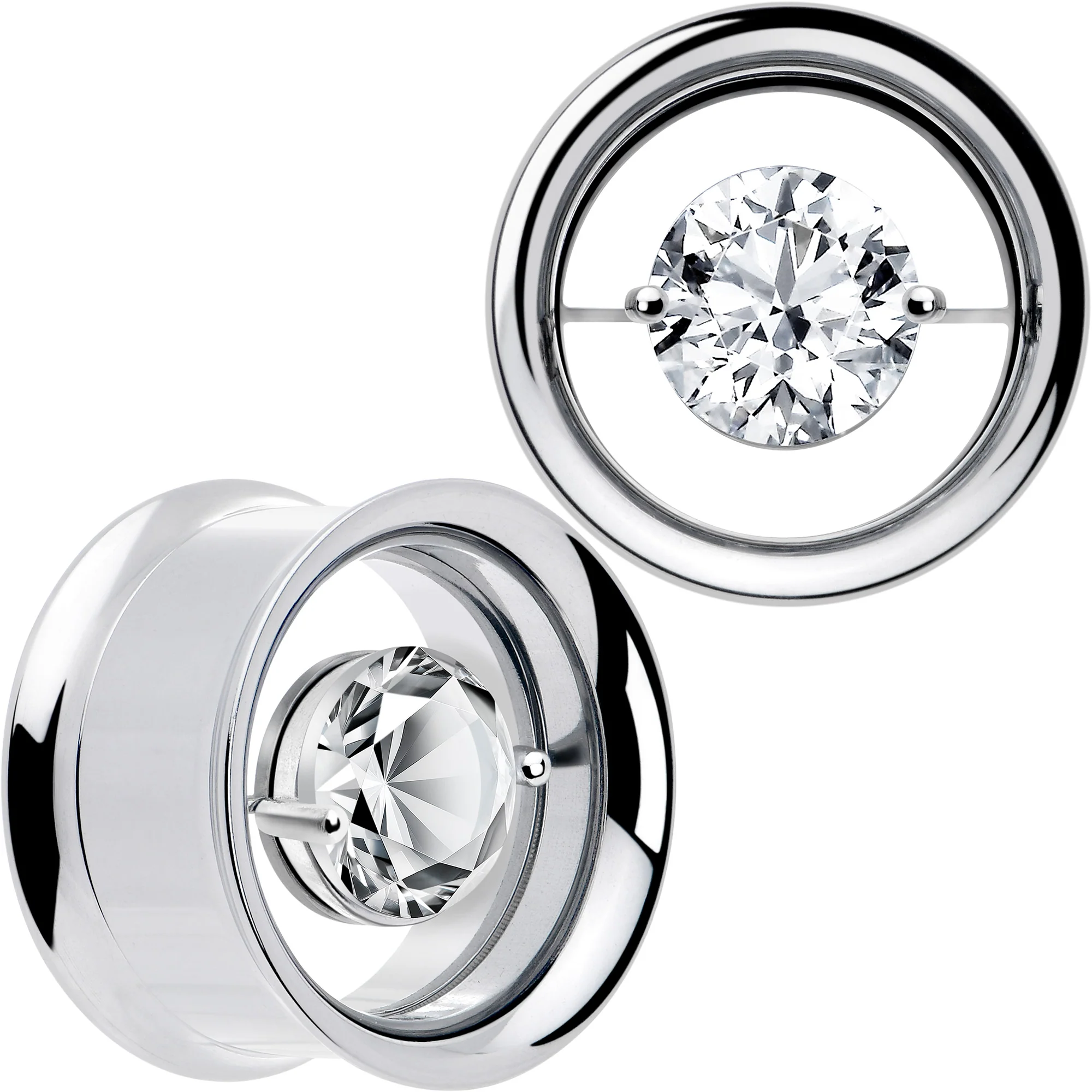 Gem Floating Screw Fit Tunnel Plug Set Available Sizes 8mm to 16mm - Image 13