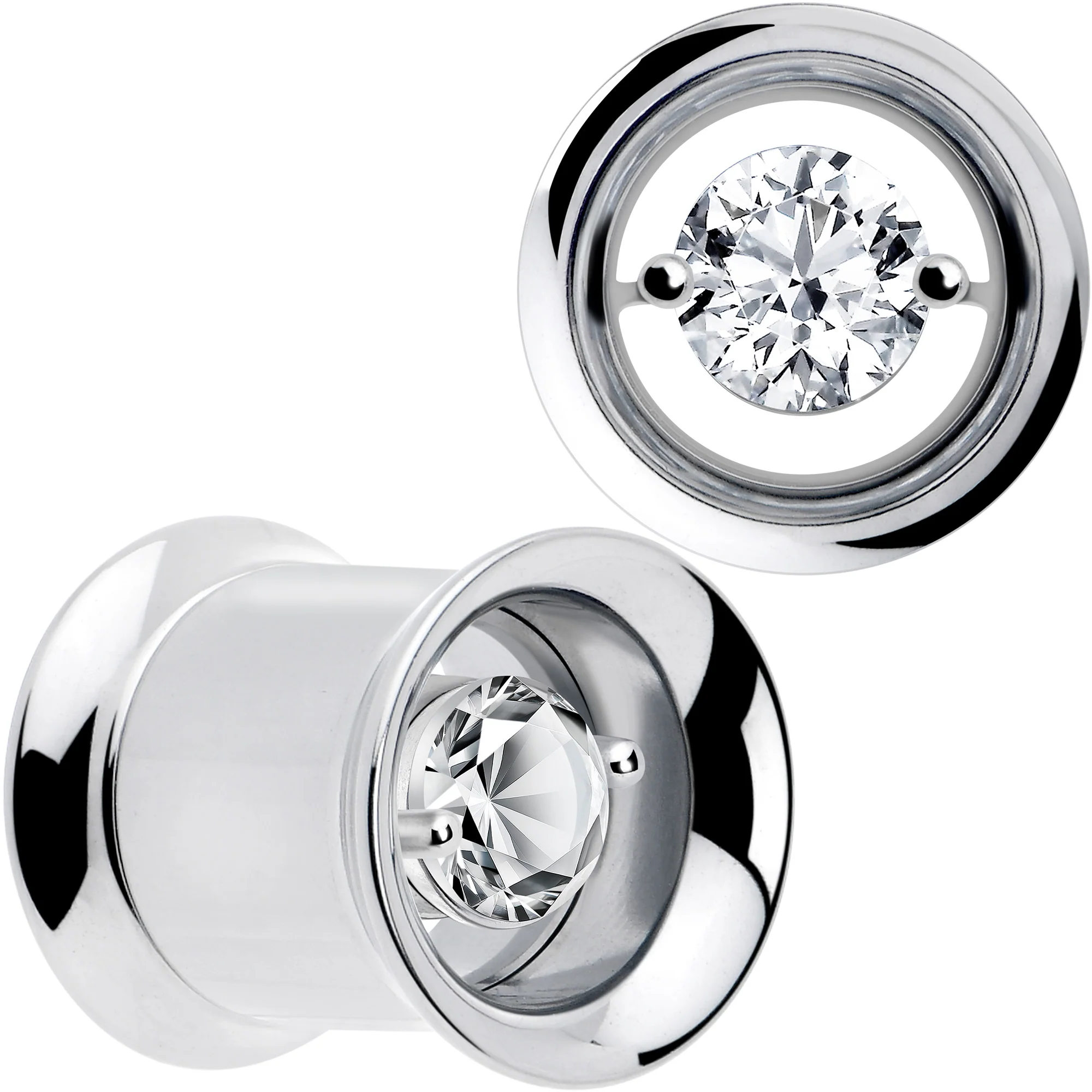 Gem Floating Screw Fit Tunnel Plug Set Available Sizes 8mm to 16mm - Image 9