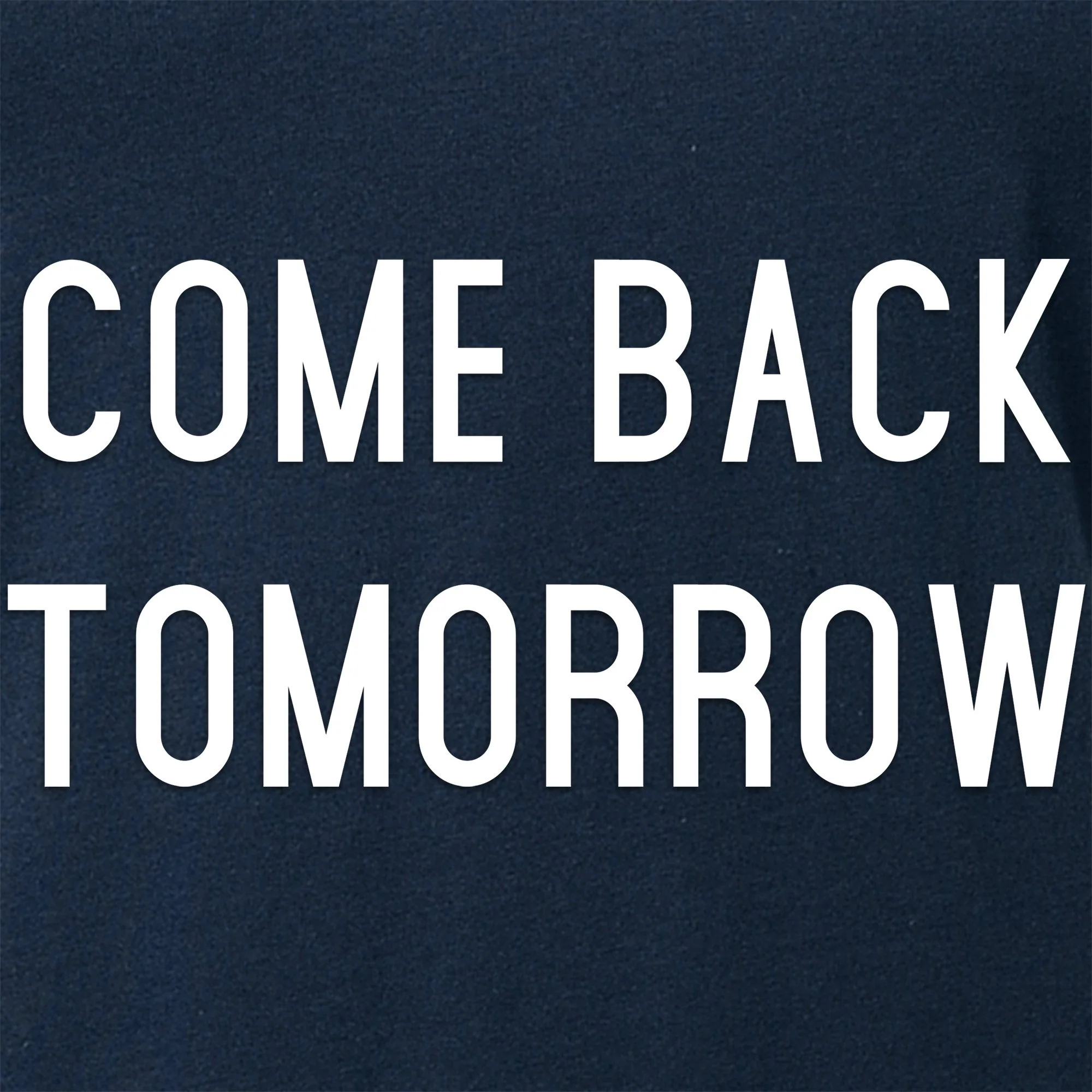 Come Back Tomorrow Tapered V-Neck Tee Shirt - Image 2