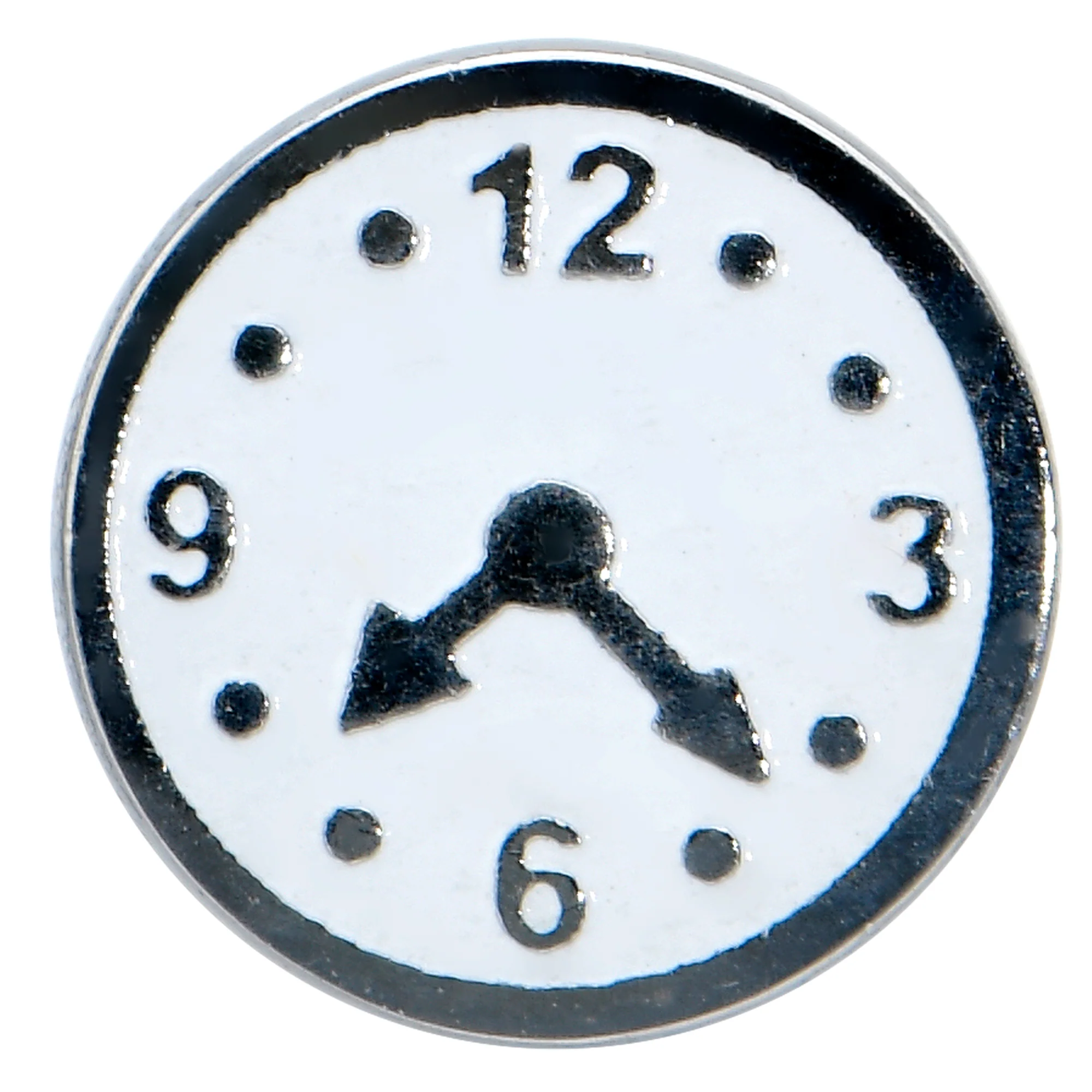 Cute Little Clock Barbell Tongue Ring - Image 3