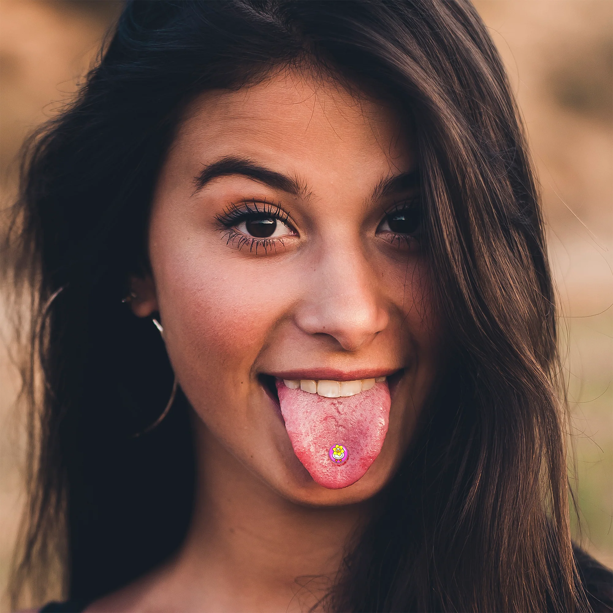 Daffodil Duck Barbell Tongue Ring by Onyx O - Image 3