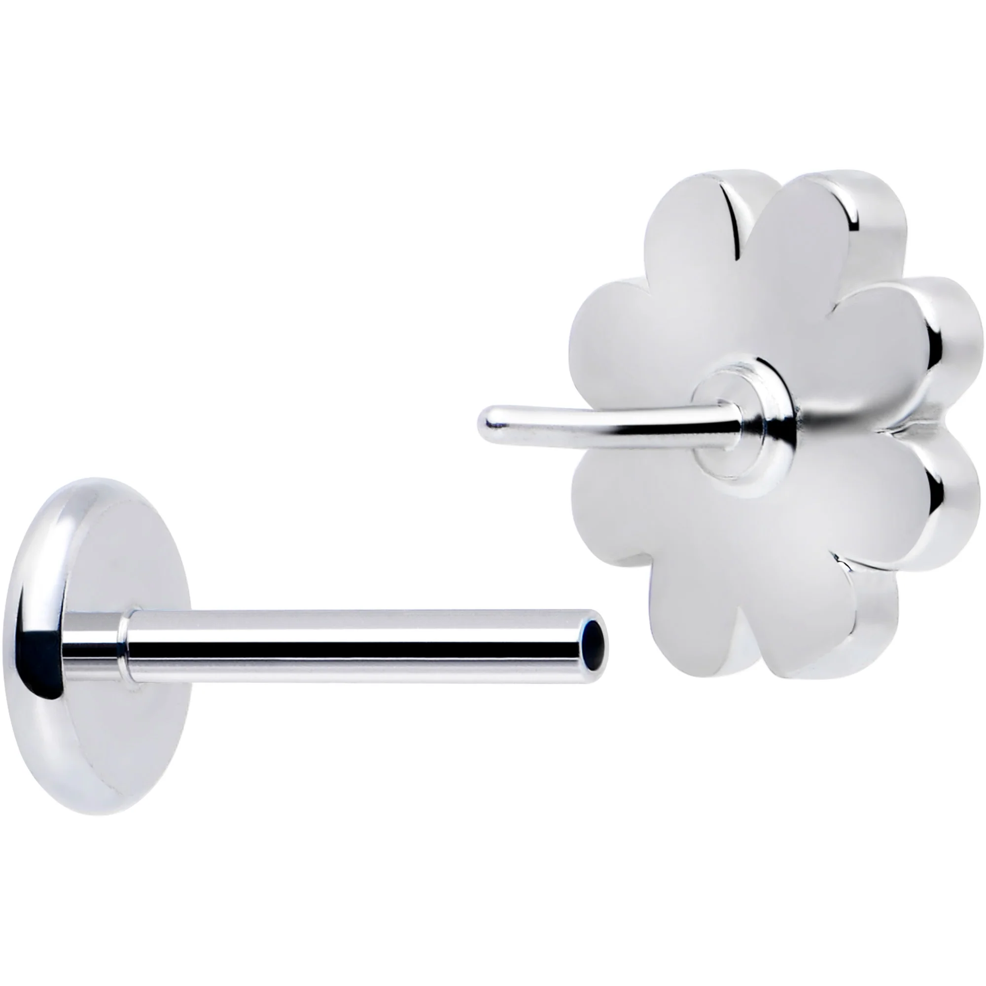 Daisy Flower Flat Back Stud Earrings - 1 Pair - Image 4