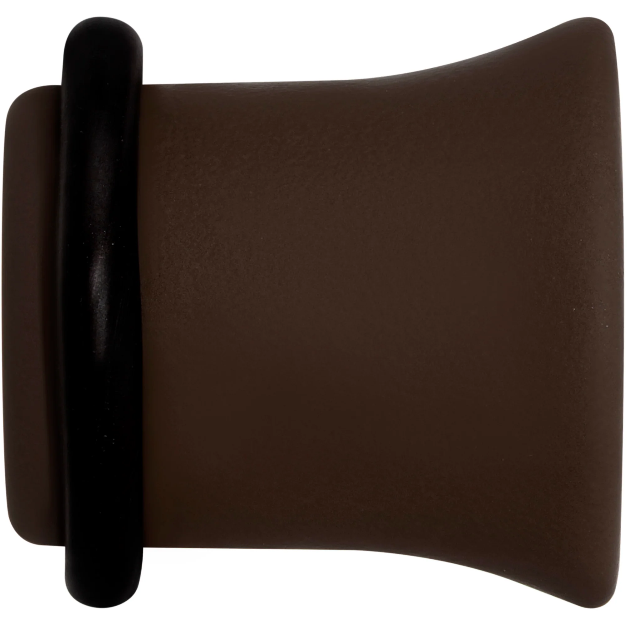 Delicious Dark Brown Matte Acrylic Single Flare Plug Set - Image 4