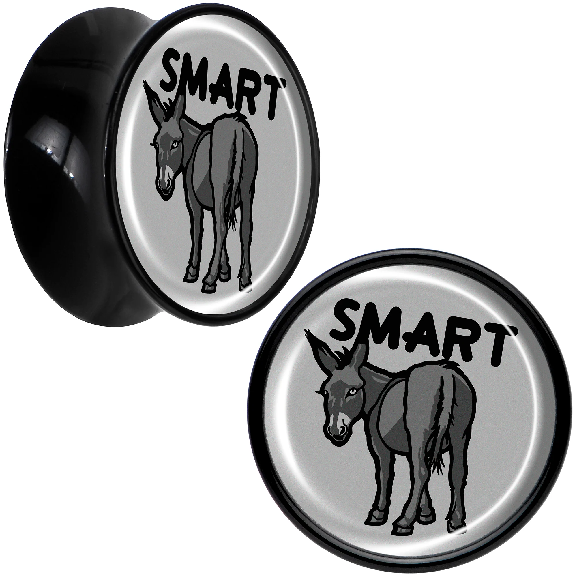 Donkey Smart Ass Black Acrylic Saddle Plug Set by Onyx O - Image 9