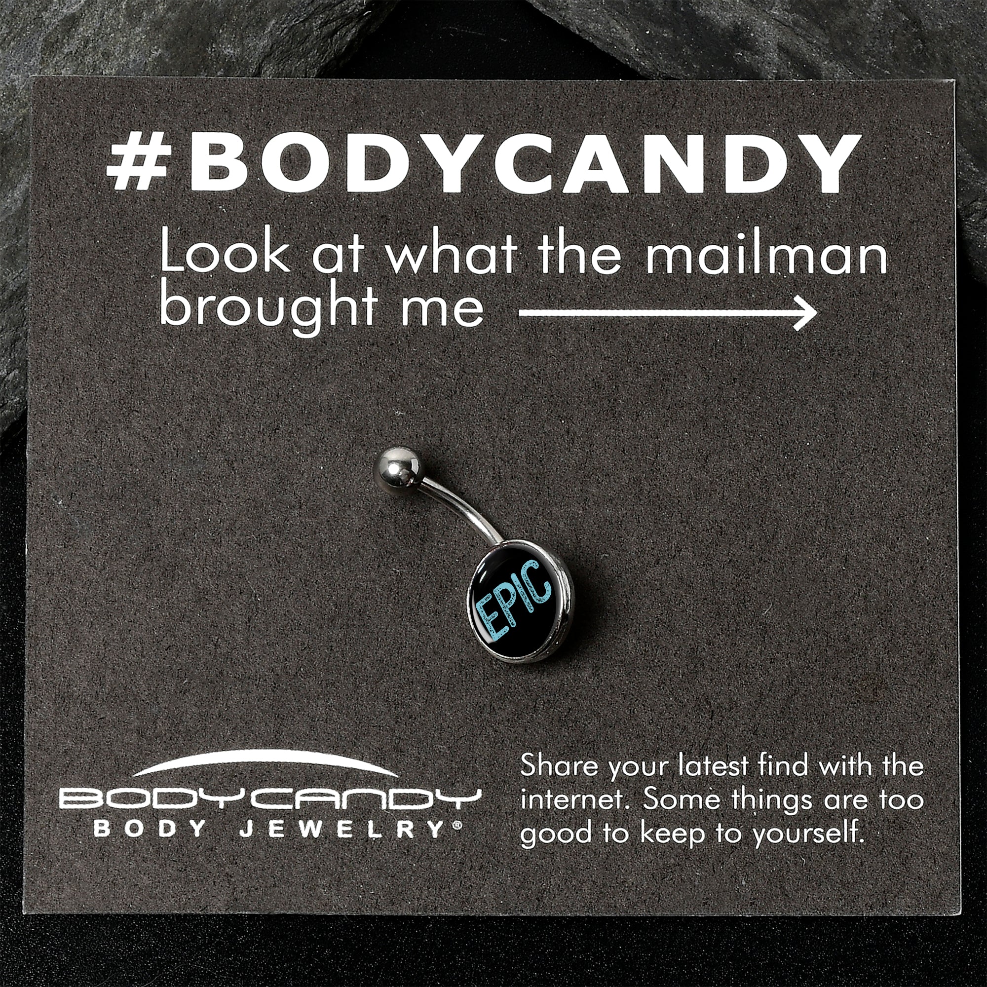 Epic Blue Belly Ring - Image 5