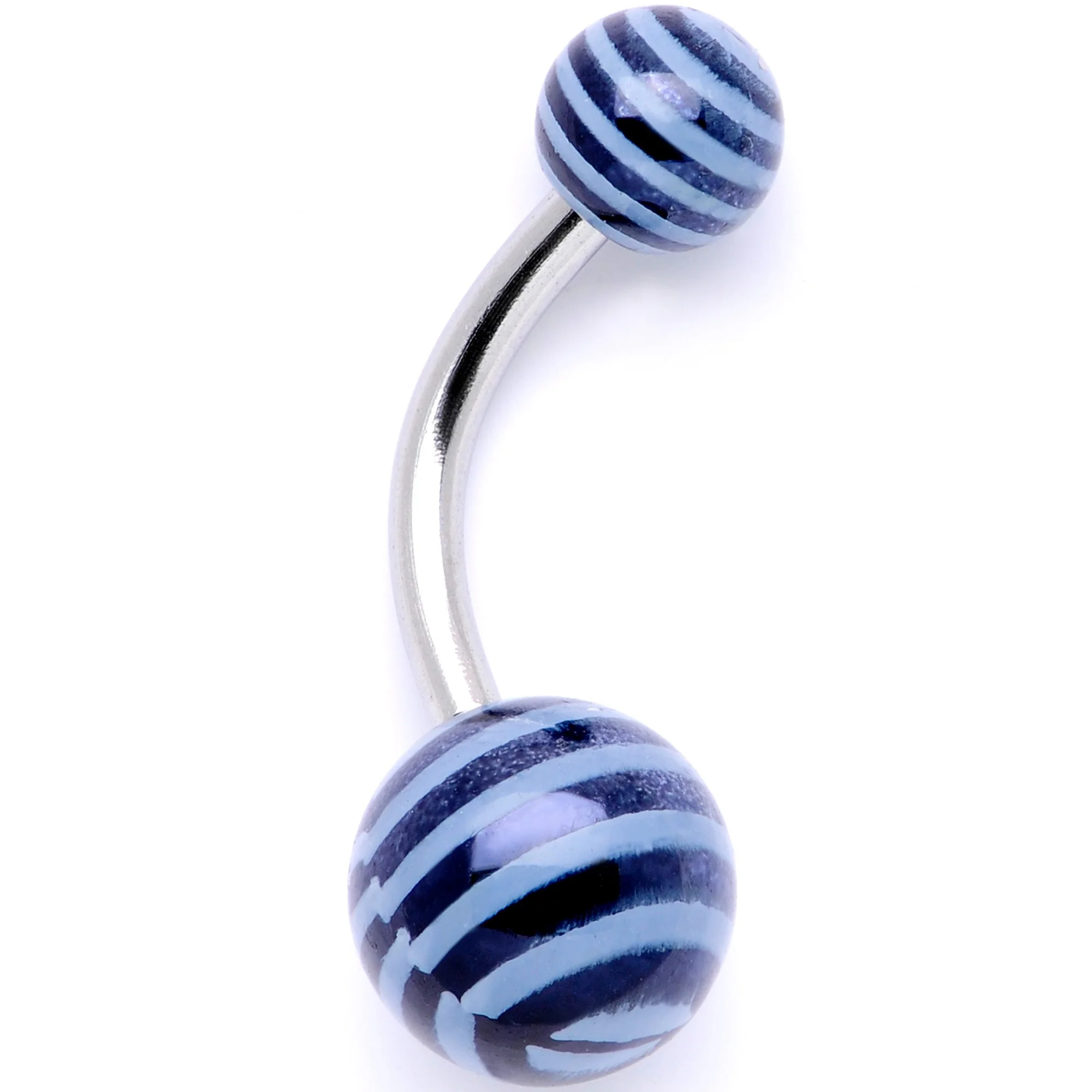 Evening of Color Zig Zag Party Pack Belly Ring Set of 4 - Image 4