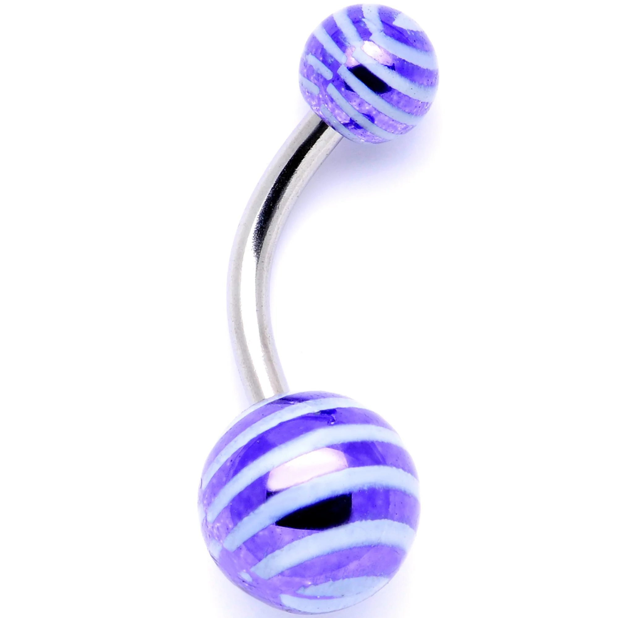 Evening of Color Zig Zag Party Pack Belly Ring Set of 4 - Image 6