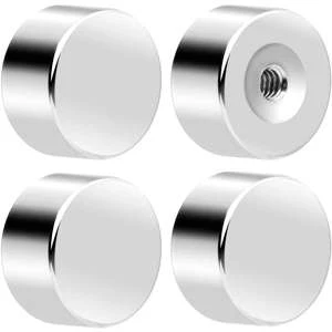 Flat Back Earring Back - Screw On 20G Stainless Steel 4 Pack - Image 4