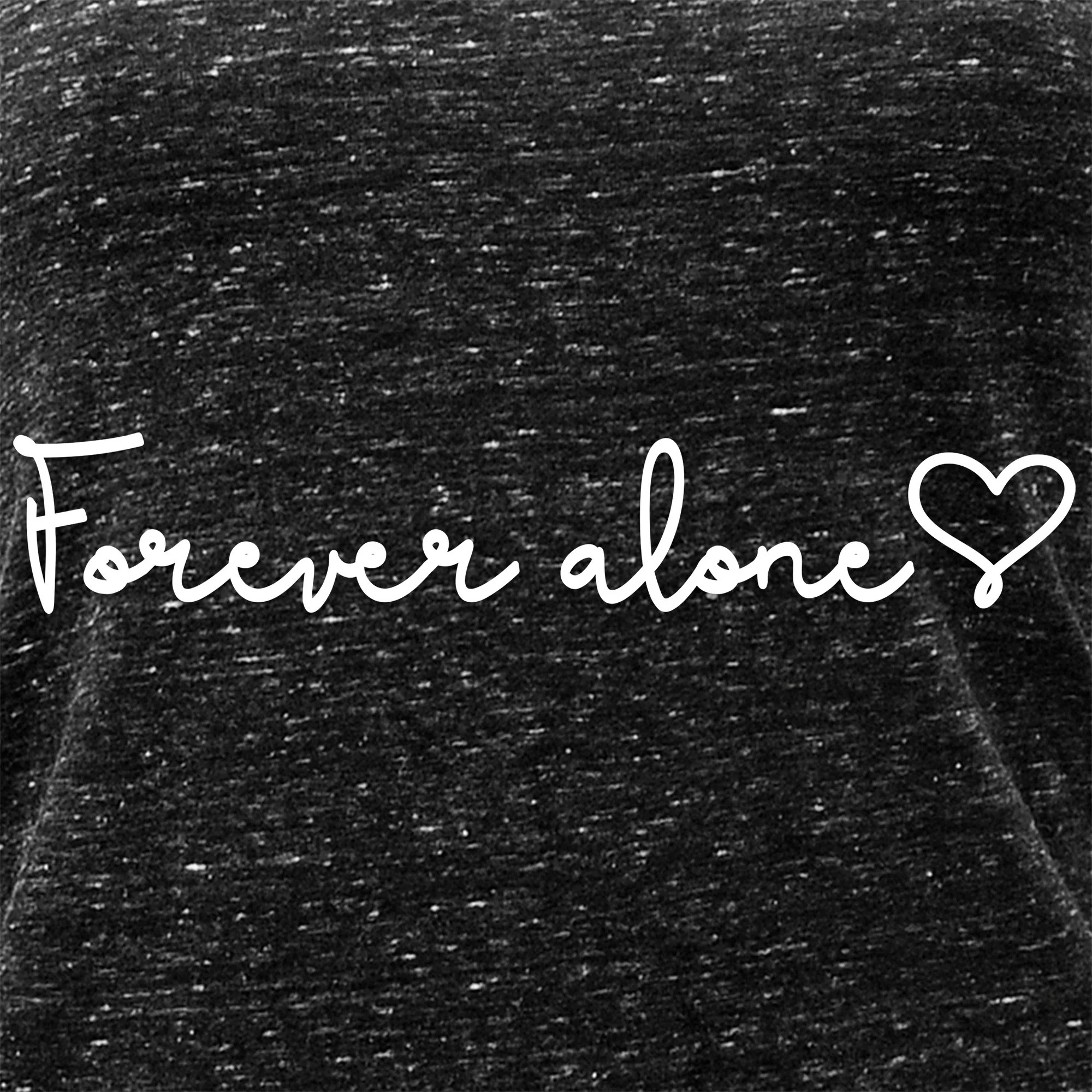 Forever Alone Black Gray Cosmic Twist Back Tank Top - Image 2