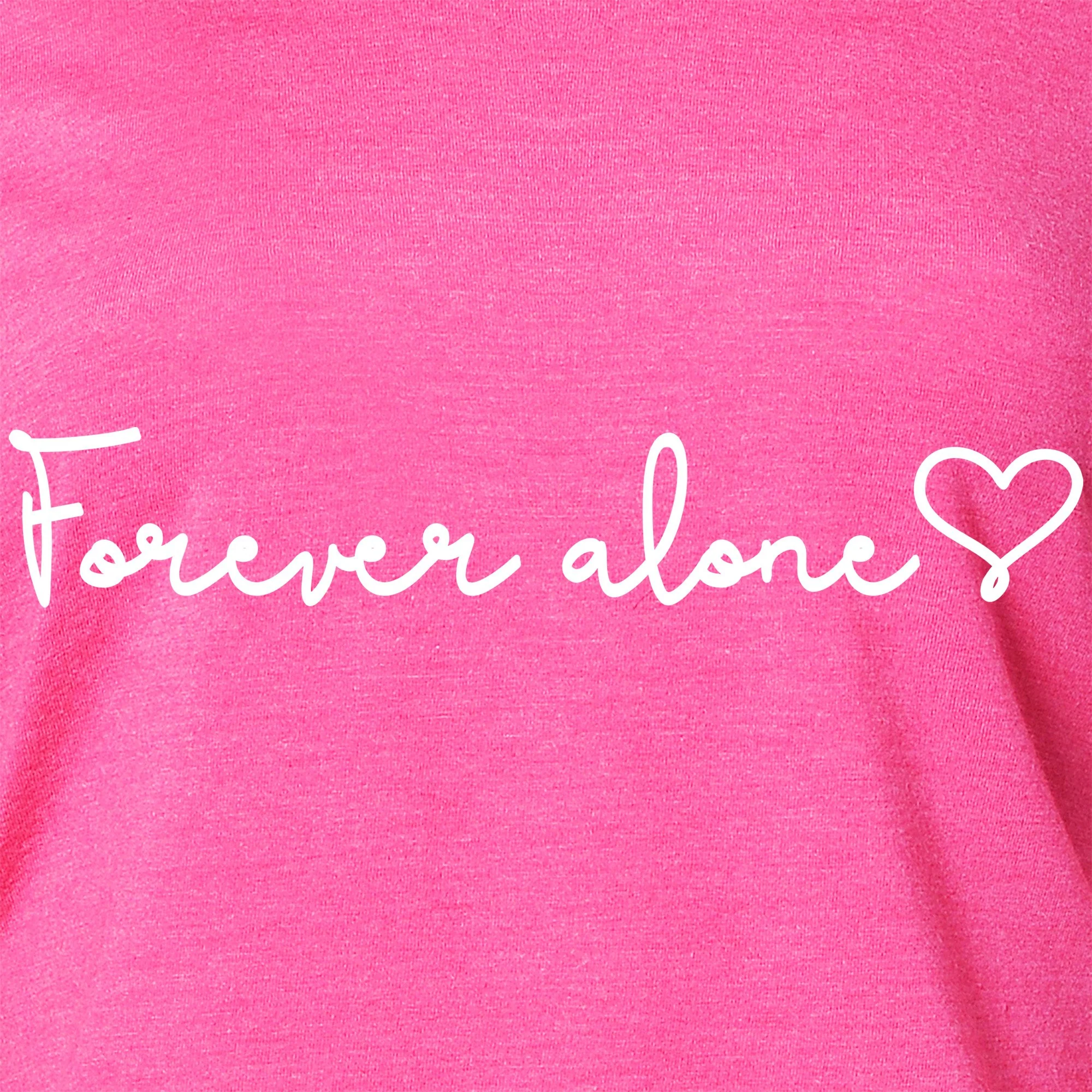 Forever Alone Tapered Long Sleeve Hoodie - Image 2