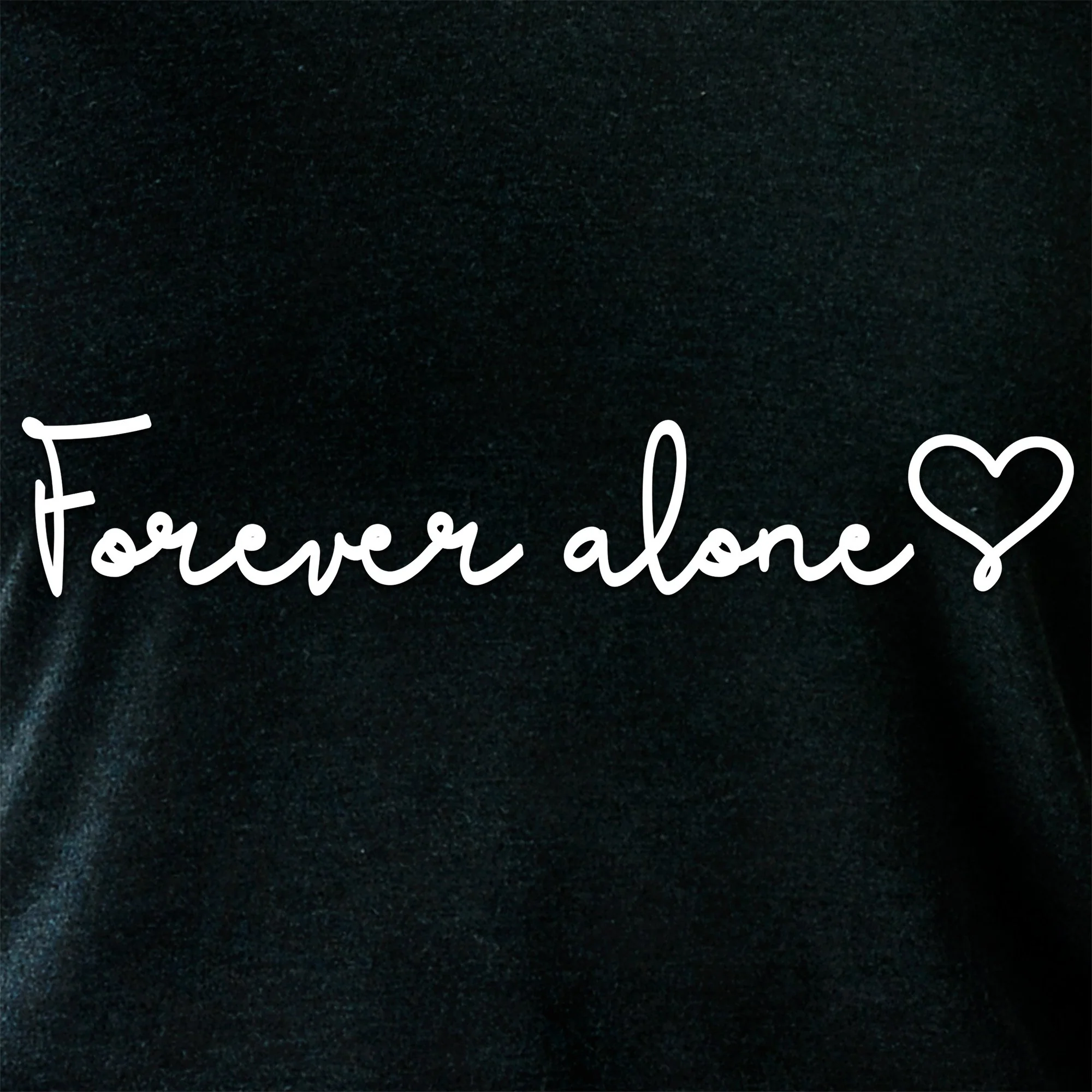 Forever Alone Tapered Long Sleeve Hoodie - Image 5