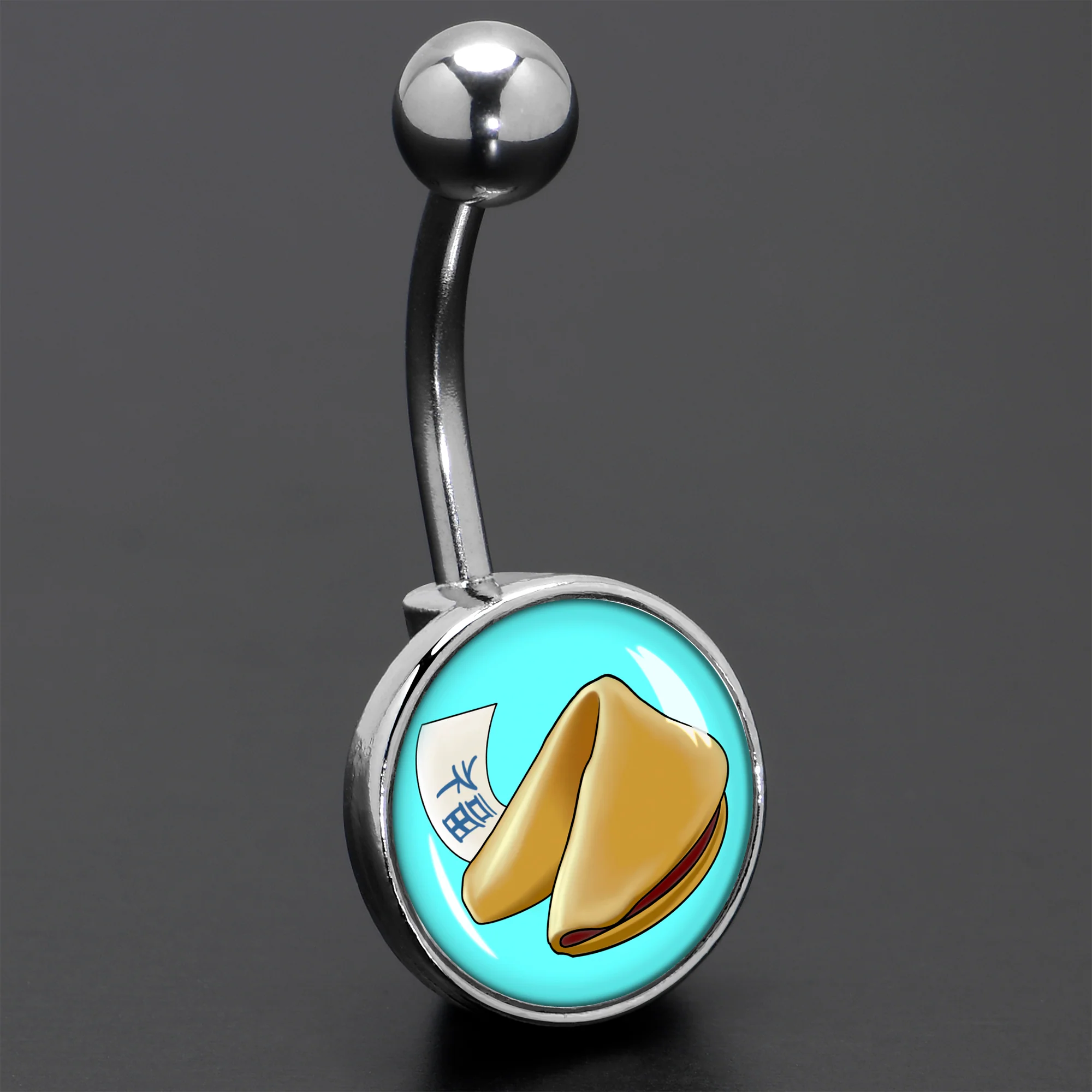 Fortune Cookie Belly Ring by Onyx O - Image 8
