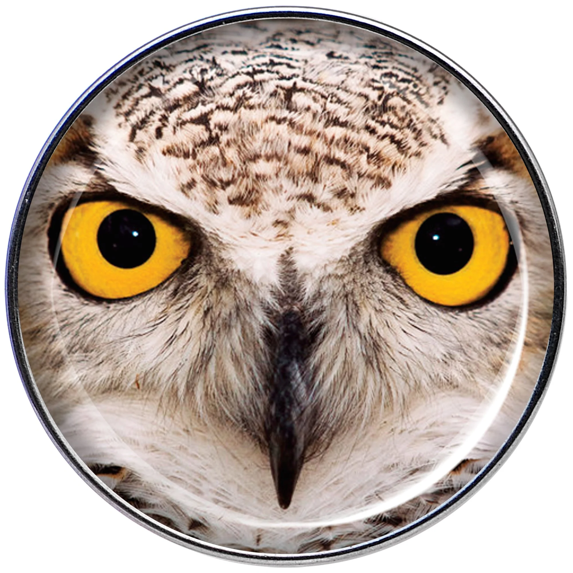 Full Color Owl Barbell Tongue Ring - Image 2
