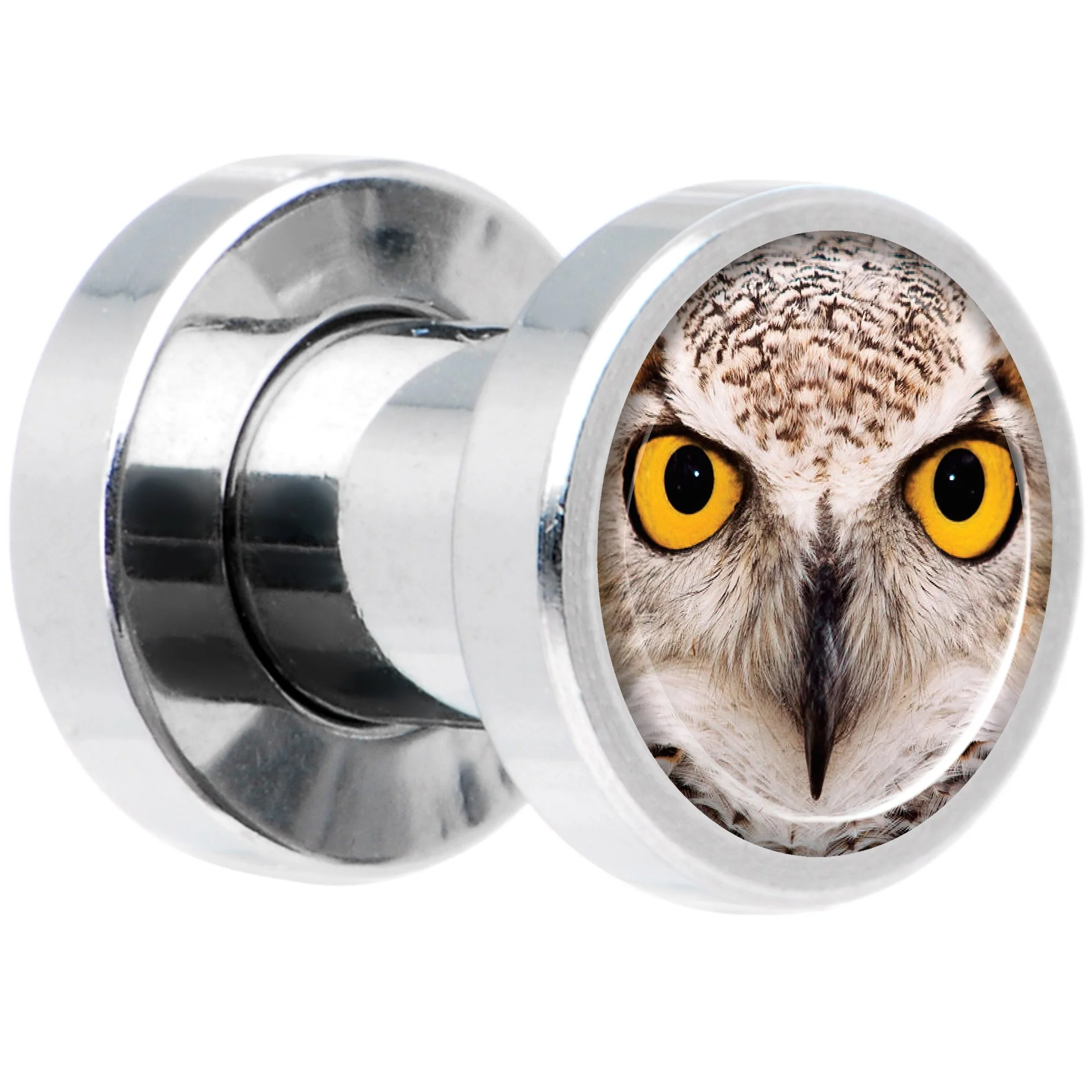 Full Color Owl Steel Screw Fit Plug Set 4G - Image 2