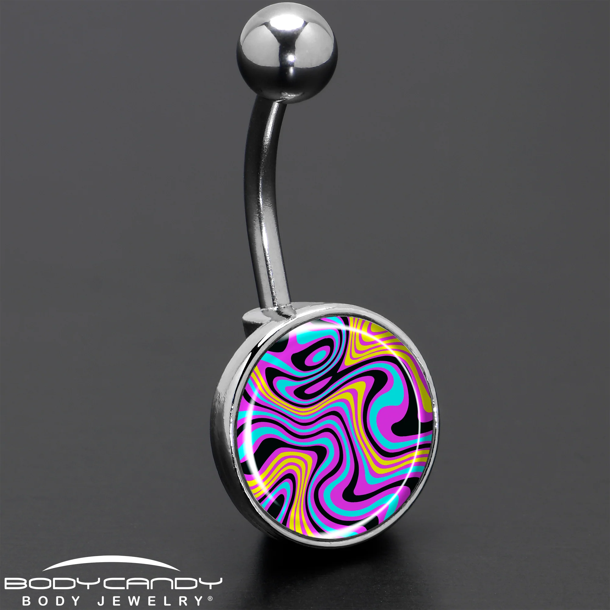 Funky Swirls Belly Ring by Onyx O - Image 8