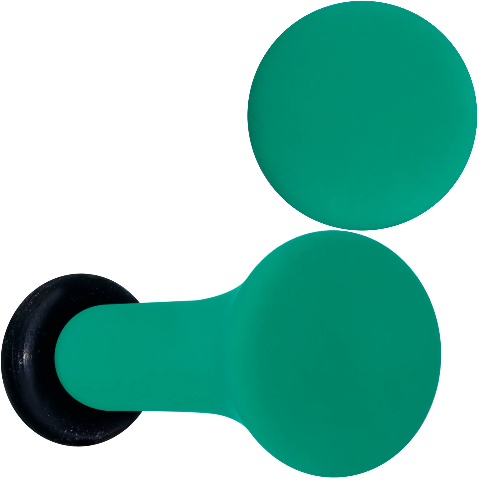 Glorious Green Matte Acrylic Single Flare Plug Set - Image 5