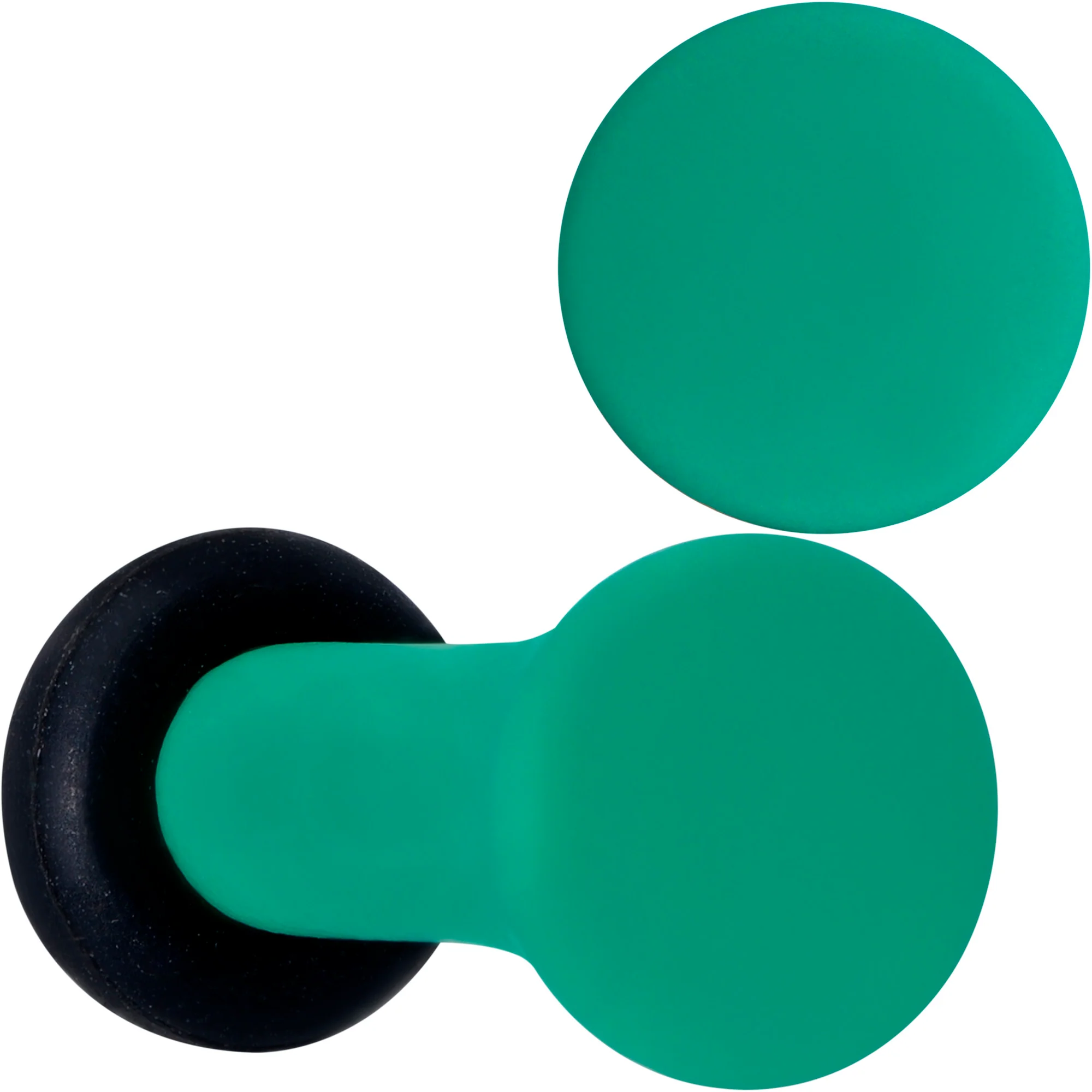 Glorious Green Matte Acrylic Single Flare Plug Set - Image 6