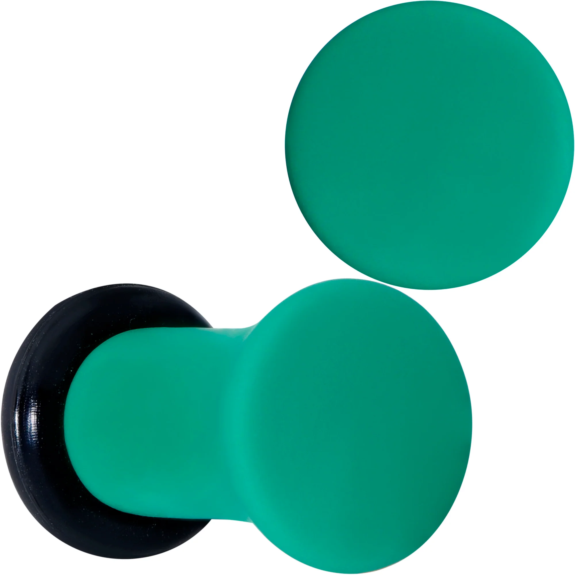 Glorious Green Matte Acrylic Single Flare Plug Set - Image 8