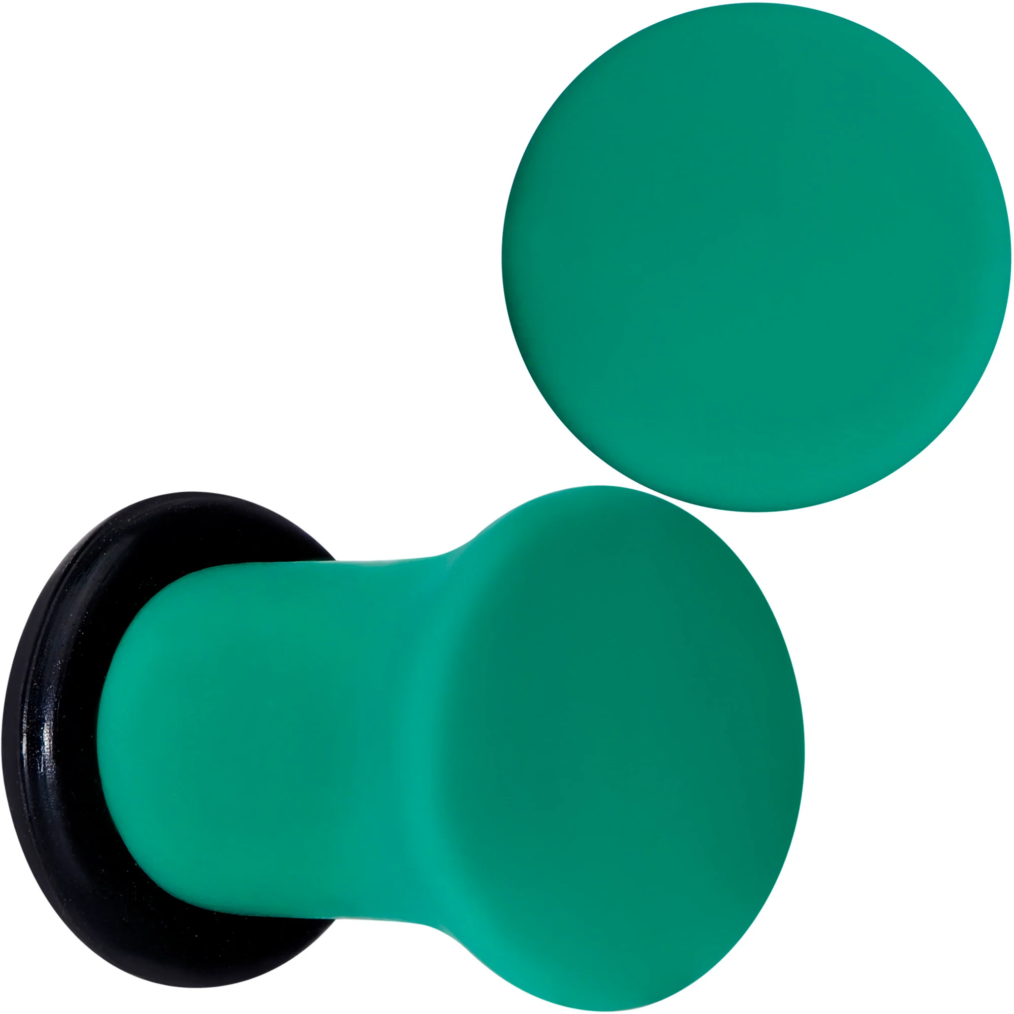 Glorious Green Matte Acrylic Single Flare Plug Set - Image 9