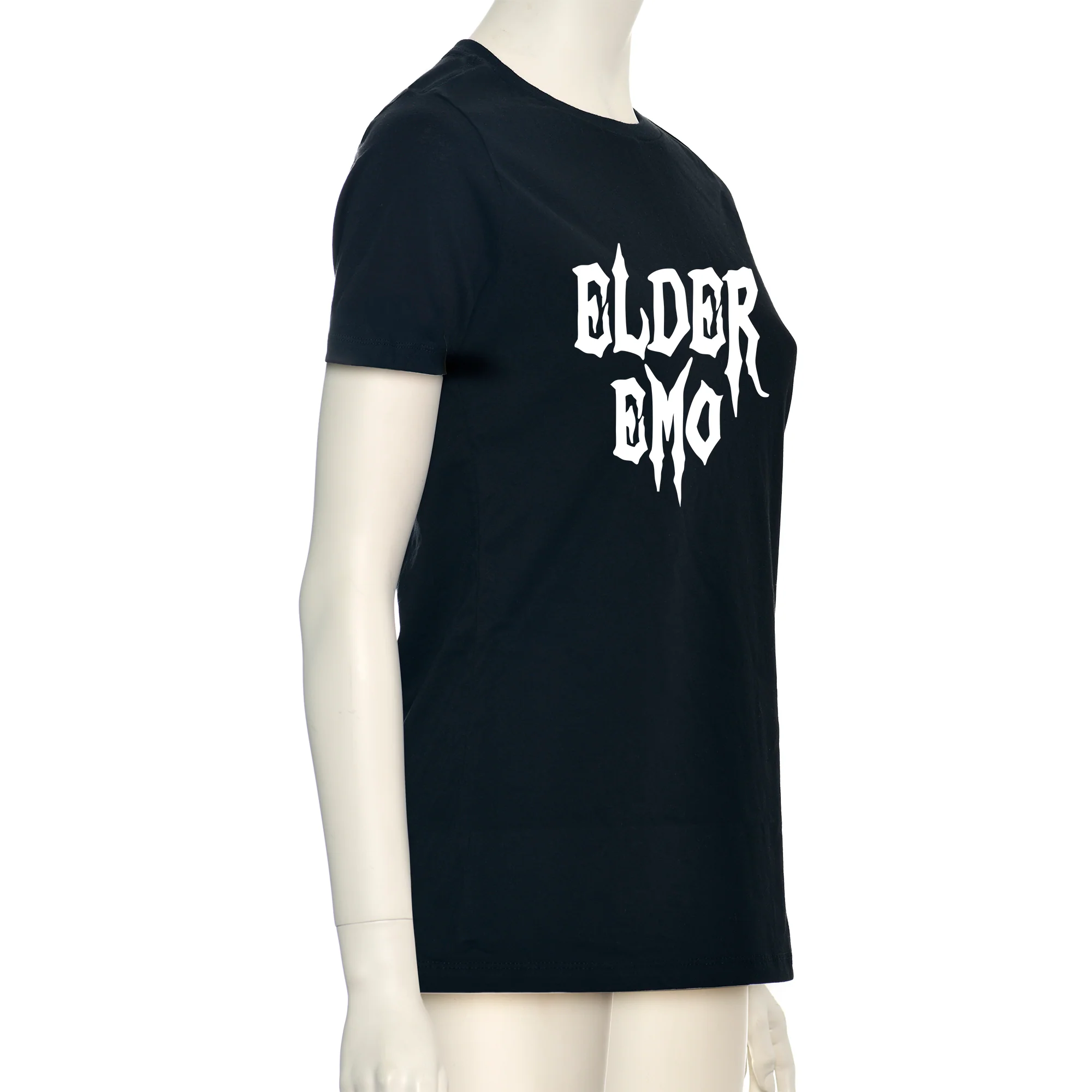Glow in the Dark Elder Emo Black Tee Shirt - Image 4
