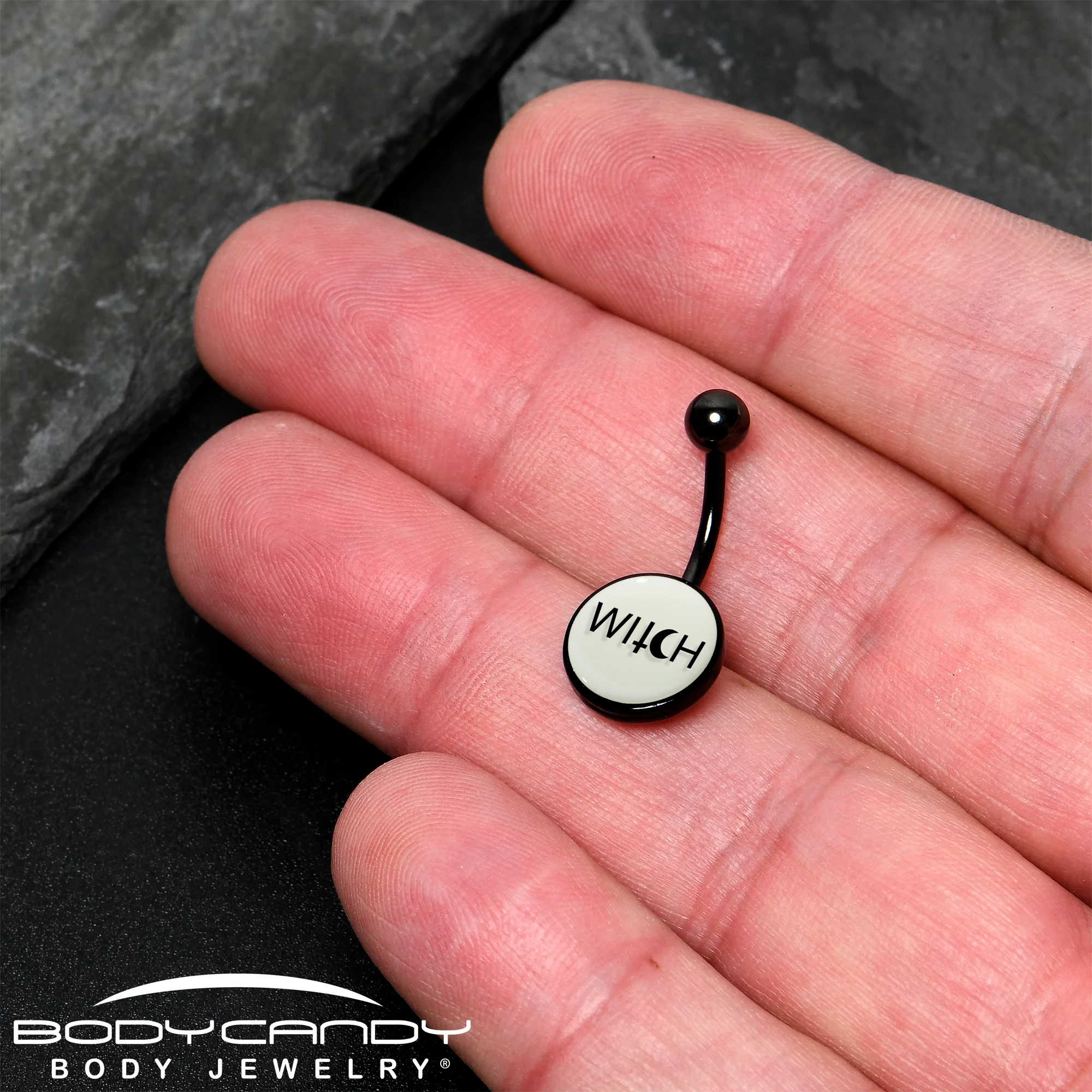 Glow in the Dark Mystical Witch Belly Ring by Onyx O - Image 3