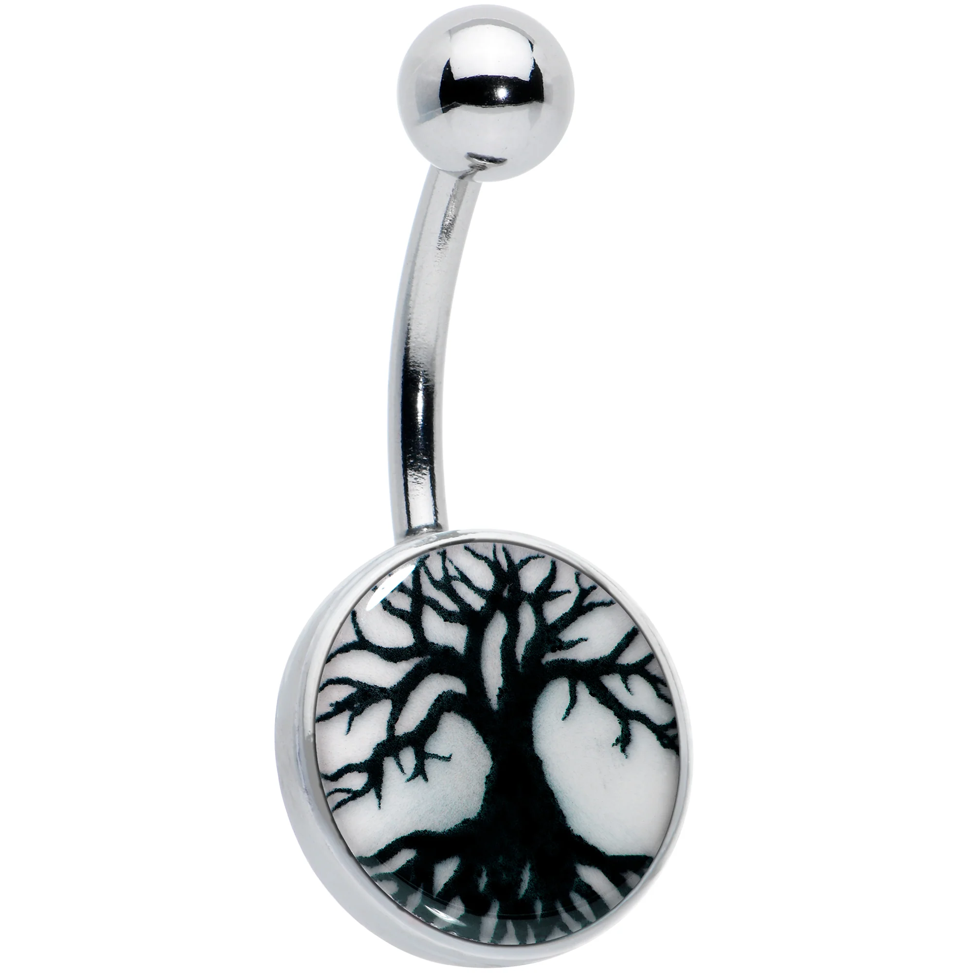 Glow in the Dark Tree of Life Belly Ring by Onyx O - Image 8