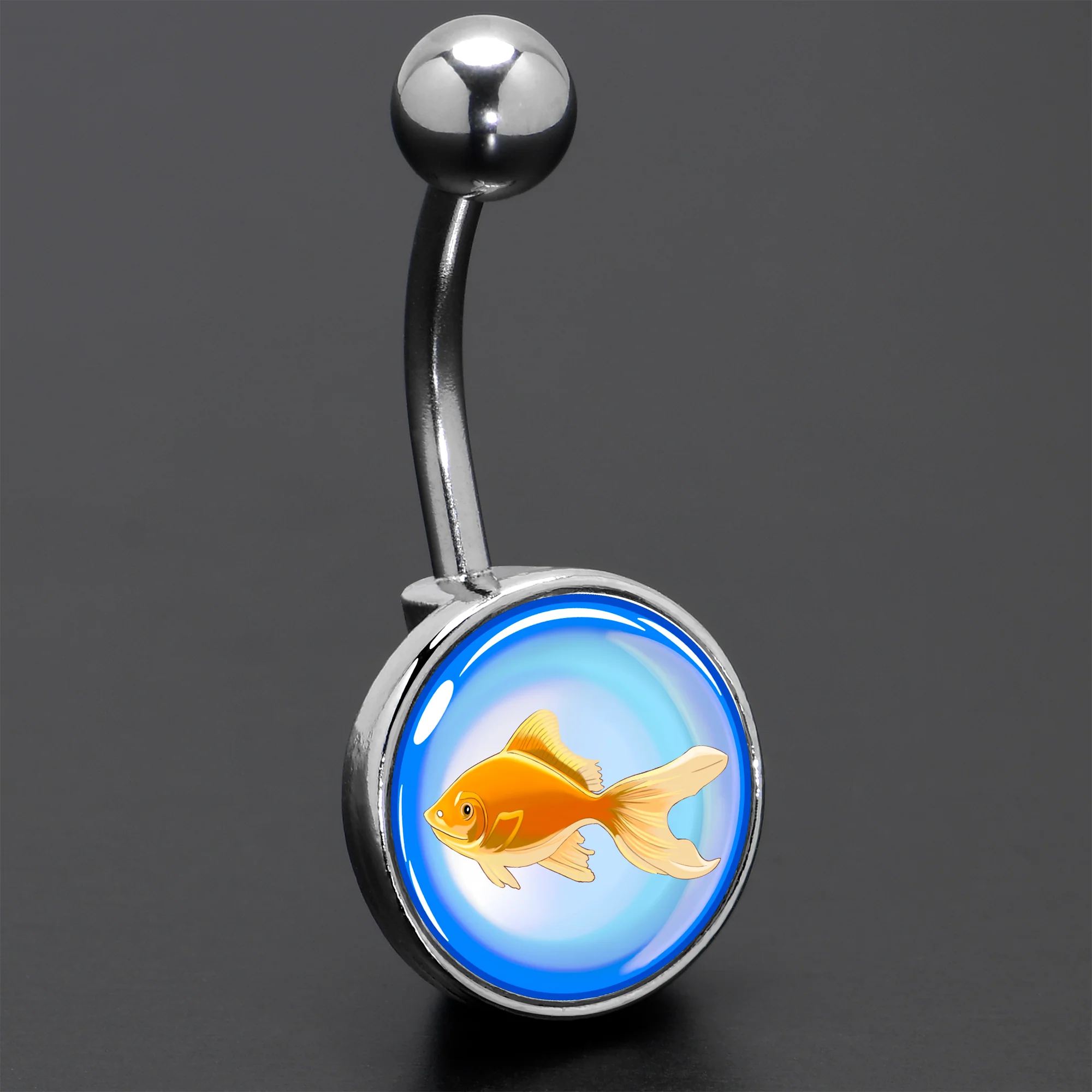 Gold Fish Belly Ring by Onyx O - Image 8