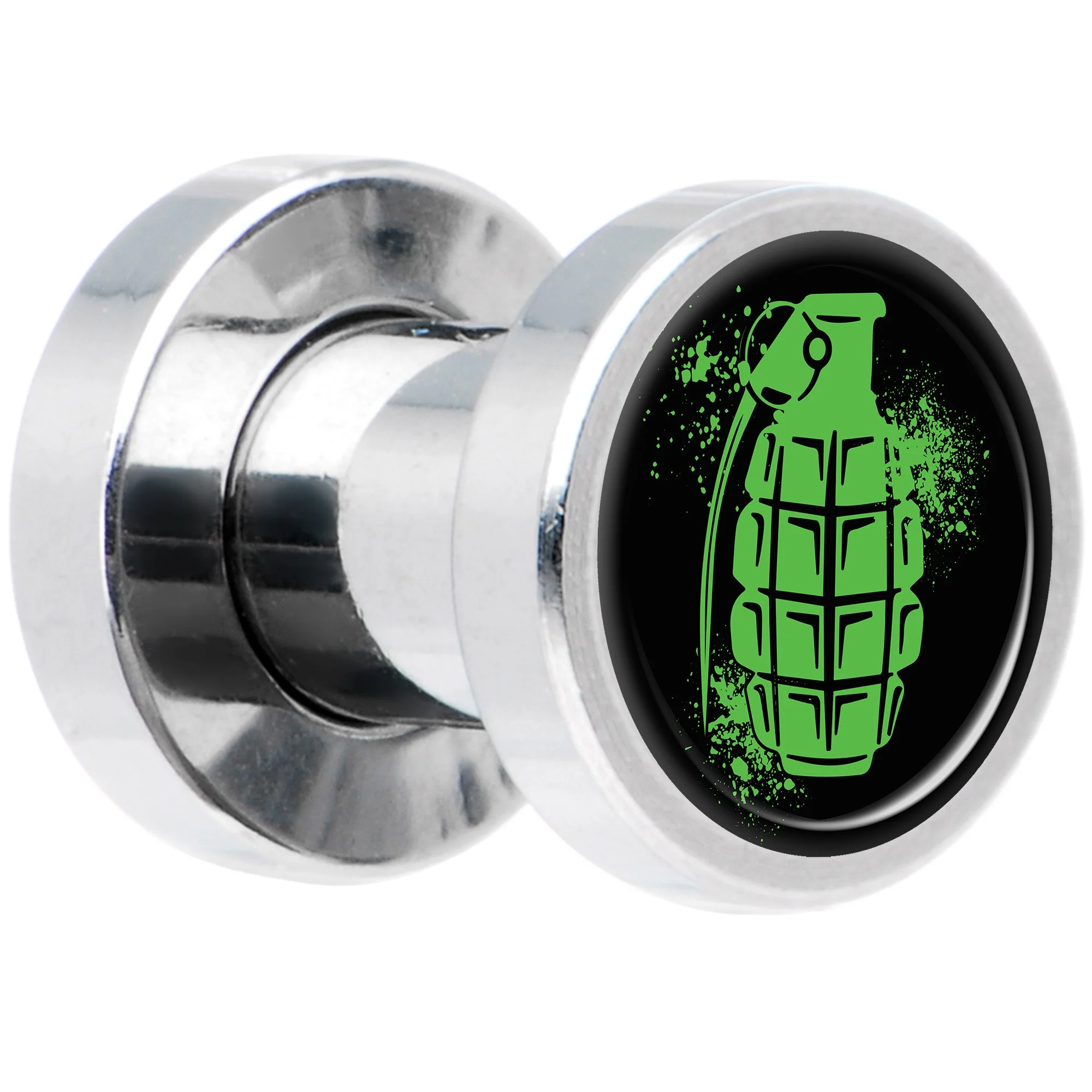 Green Grenade Steel Screw Fit Plug Set 4G - Image 2
