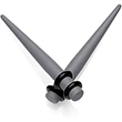 Grey Matte Acrylic Straight Taper Set 2G to 00G - Image 10