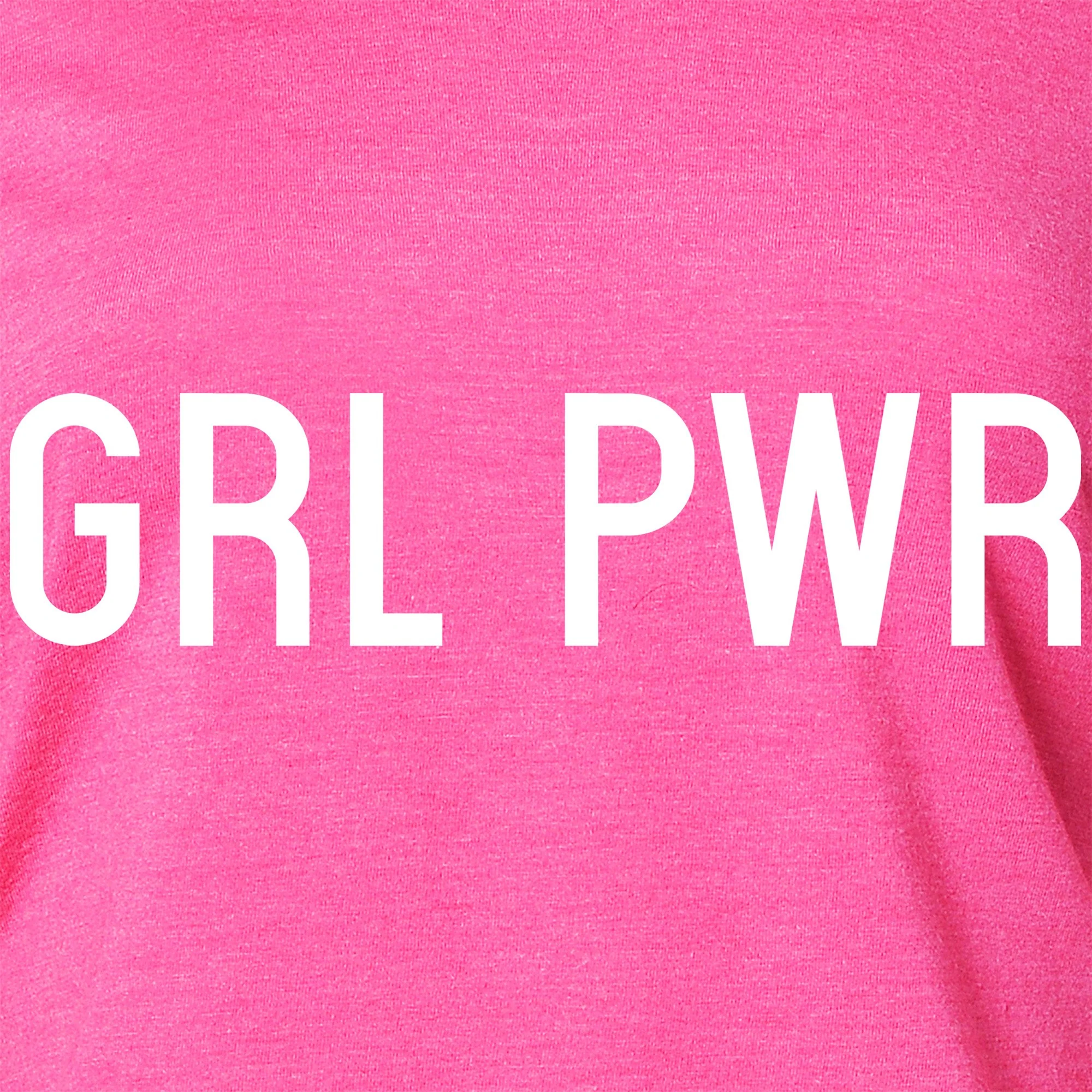 GRL PWR Black Long Sleeve Hoodie - Image 2