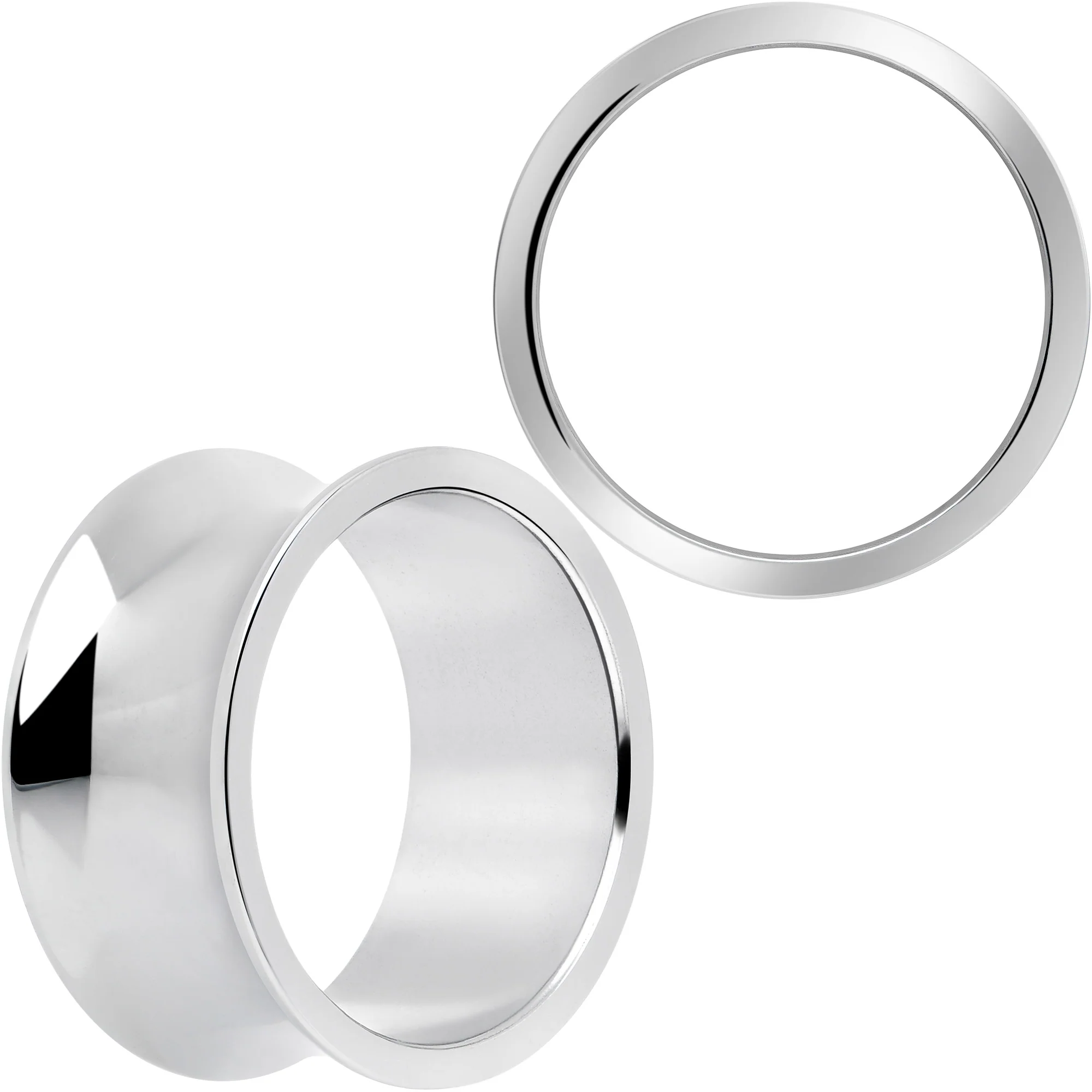 Hand Polished Thick Double Flare Tunnel Plug Set 6mm to 25mm - Image 12