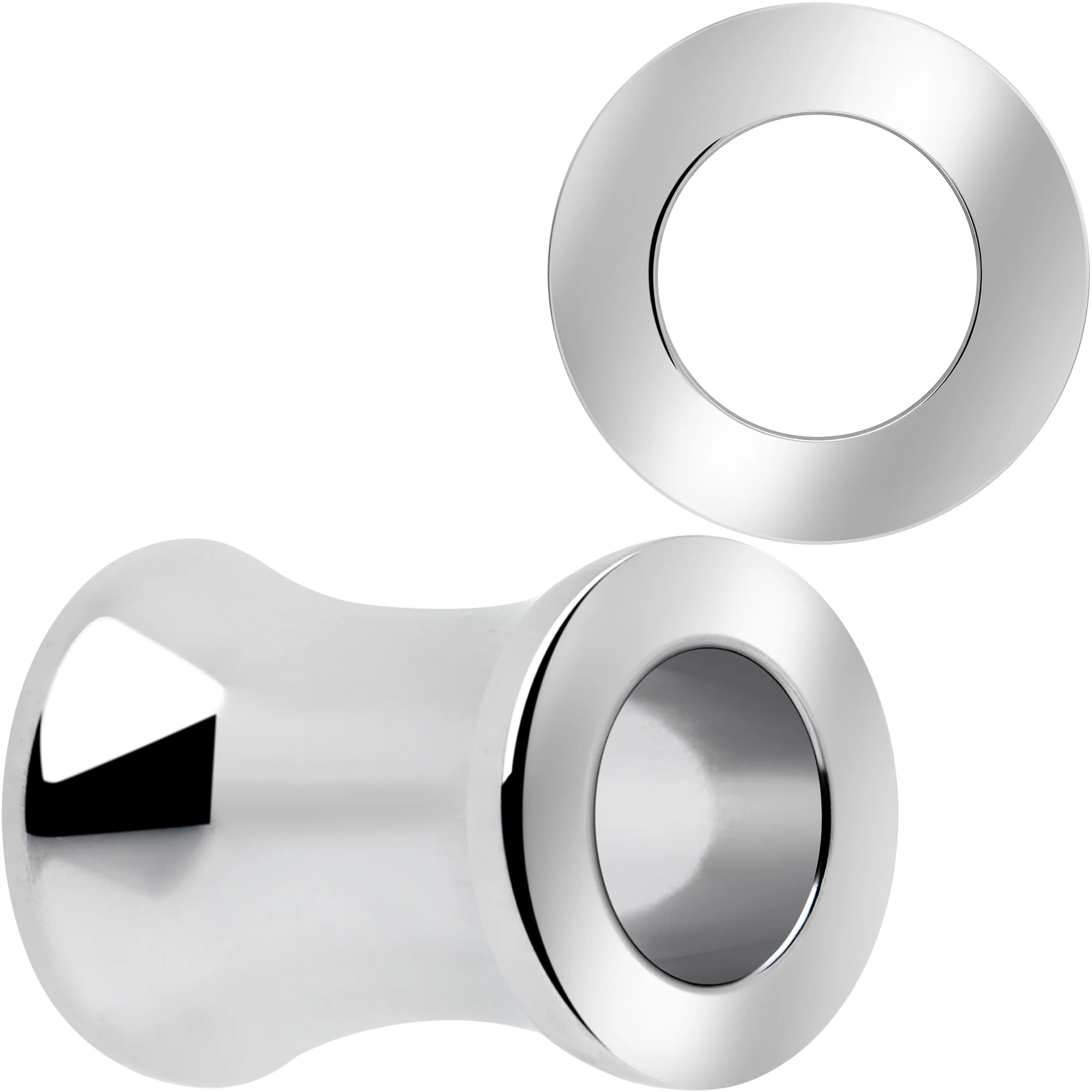 Hand Polished Thick Double Flare Tunnel Plug Set 6mm to 25mm - Image 6