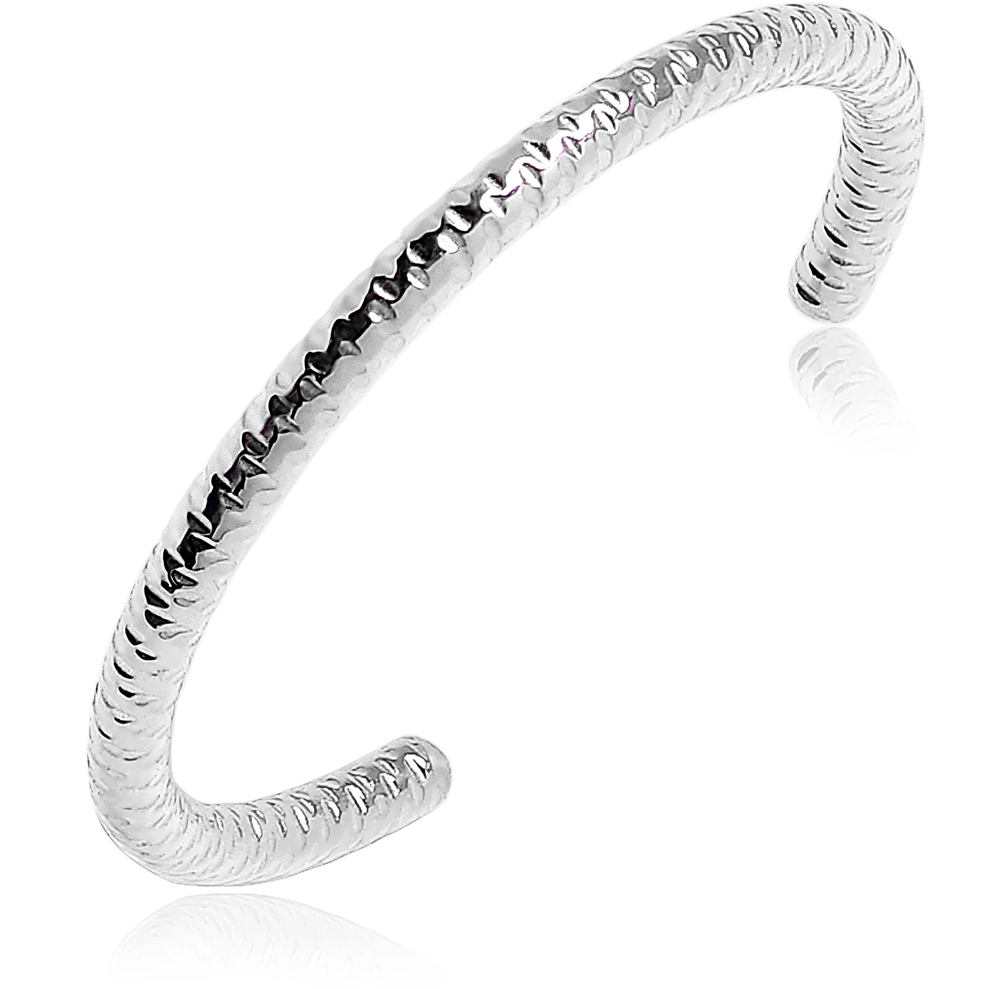 Handcrafted Sparkle Band Toe Ring (Adjustable)