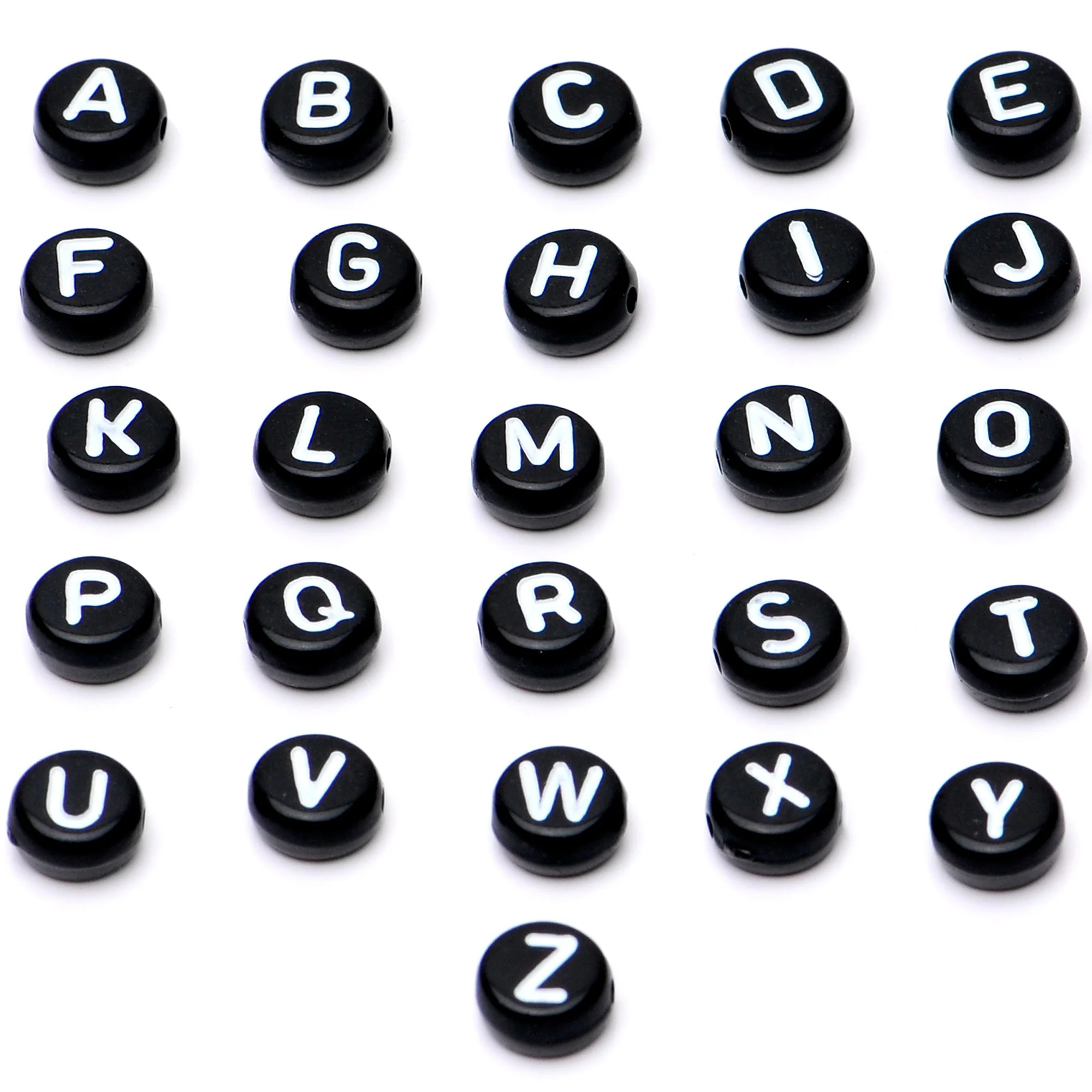 Handmade Custom Black Personalized Name Dangle Industrial Barbell 40mm - Image 3