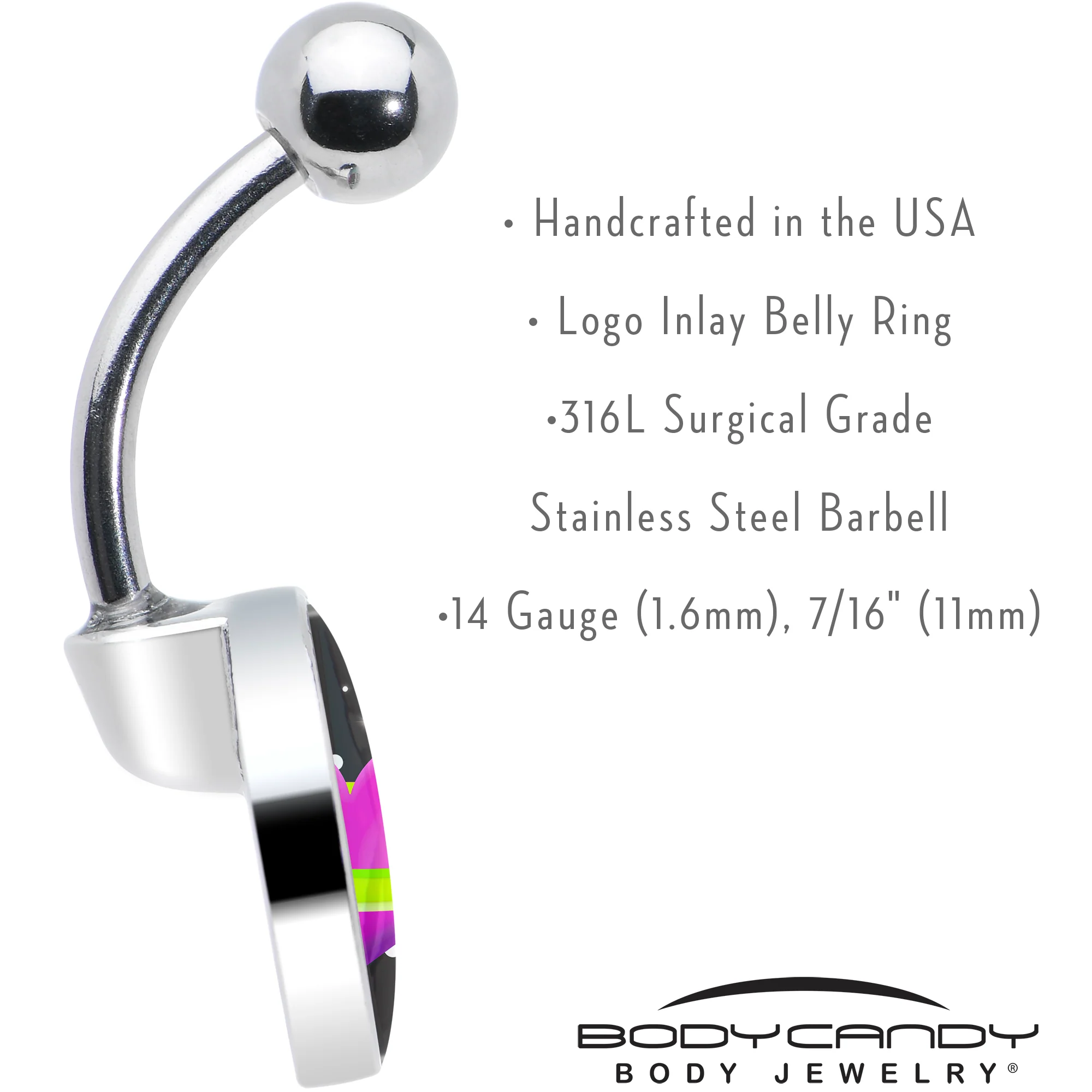 Heart Planet Belly Ring by Onyx O - Image 7
