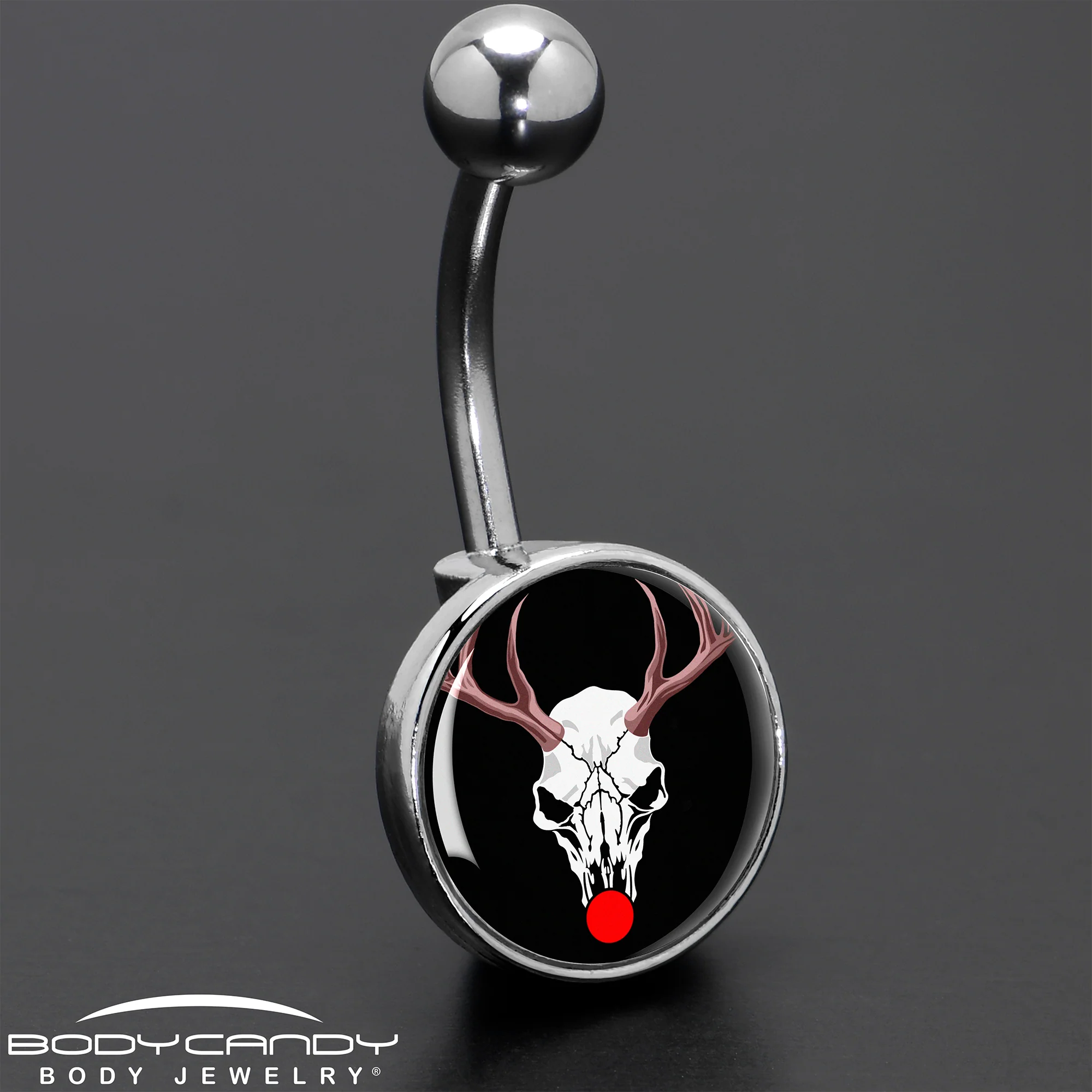 Holiday Dead Nosed Reindeer Belly Ring by Onyx O - Image 7