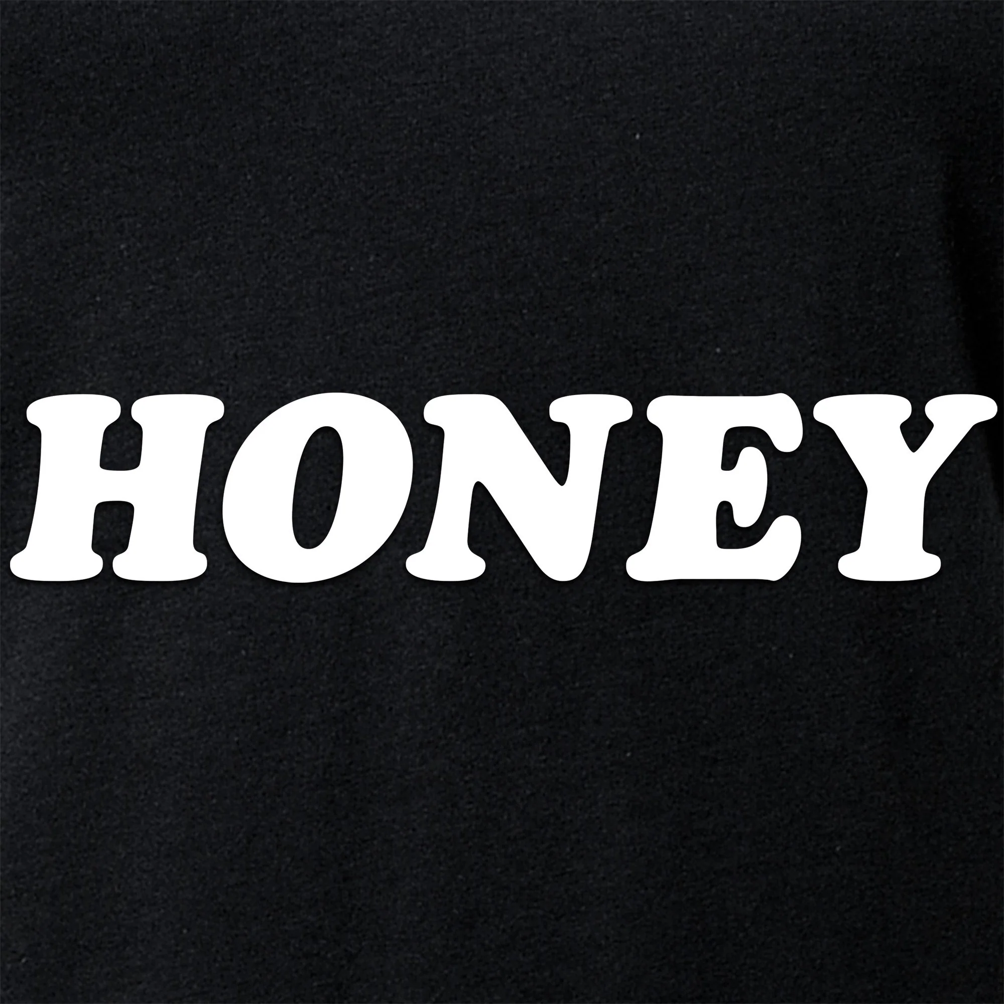 Honey Black V-Neck Tee Shirt - Image 5