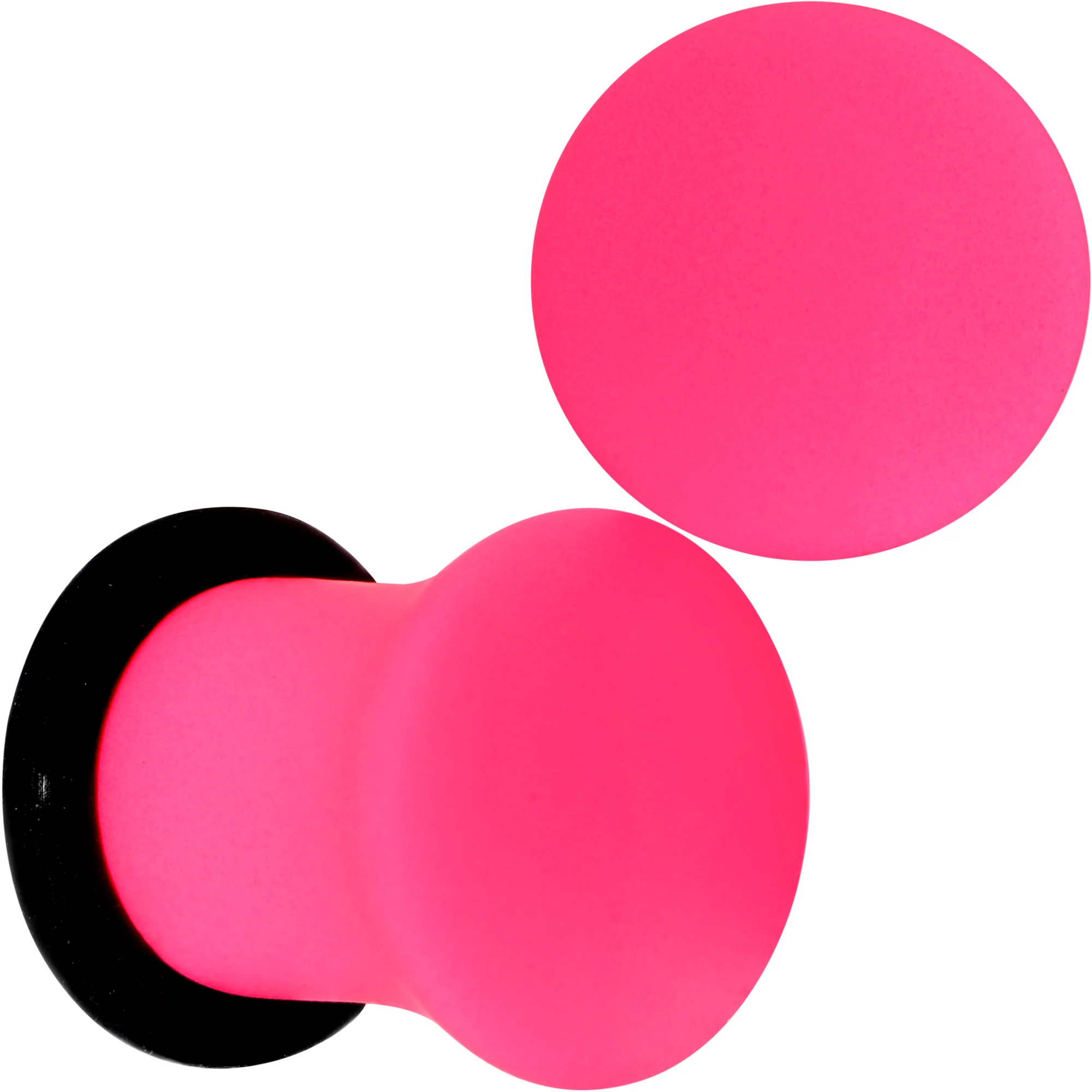 Hot Hot Pink Matte Single Flare Plug Set - Image 10