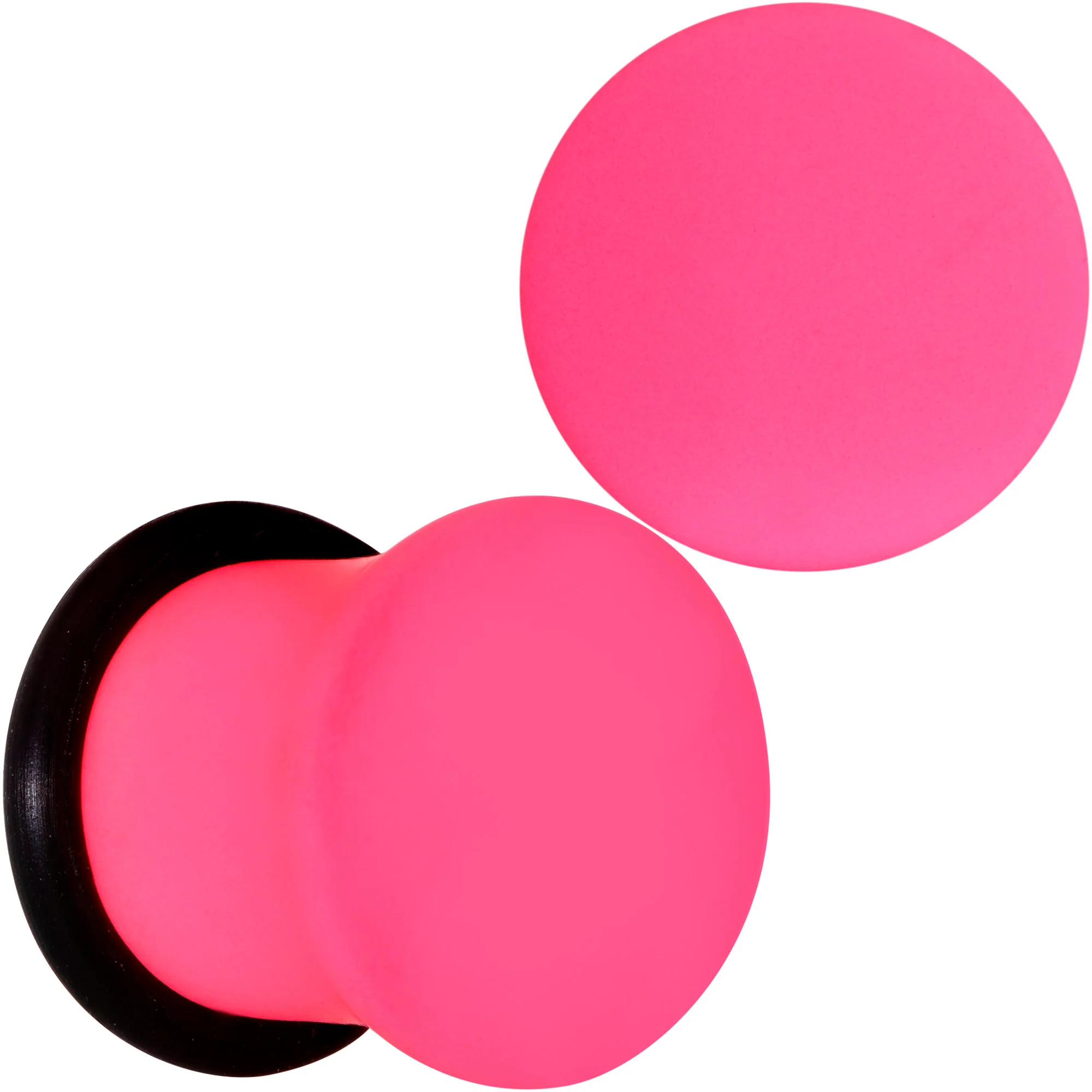 Hot Hot Pink Matte Single Flare Plug Set - Image 11