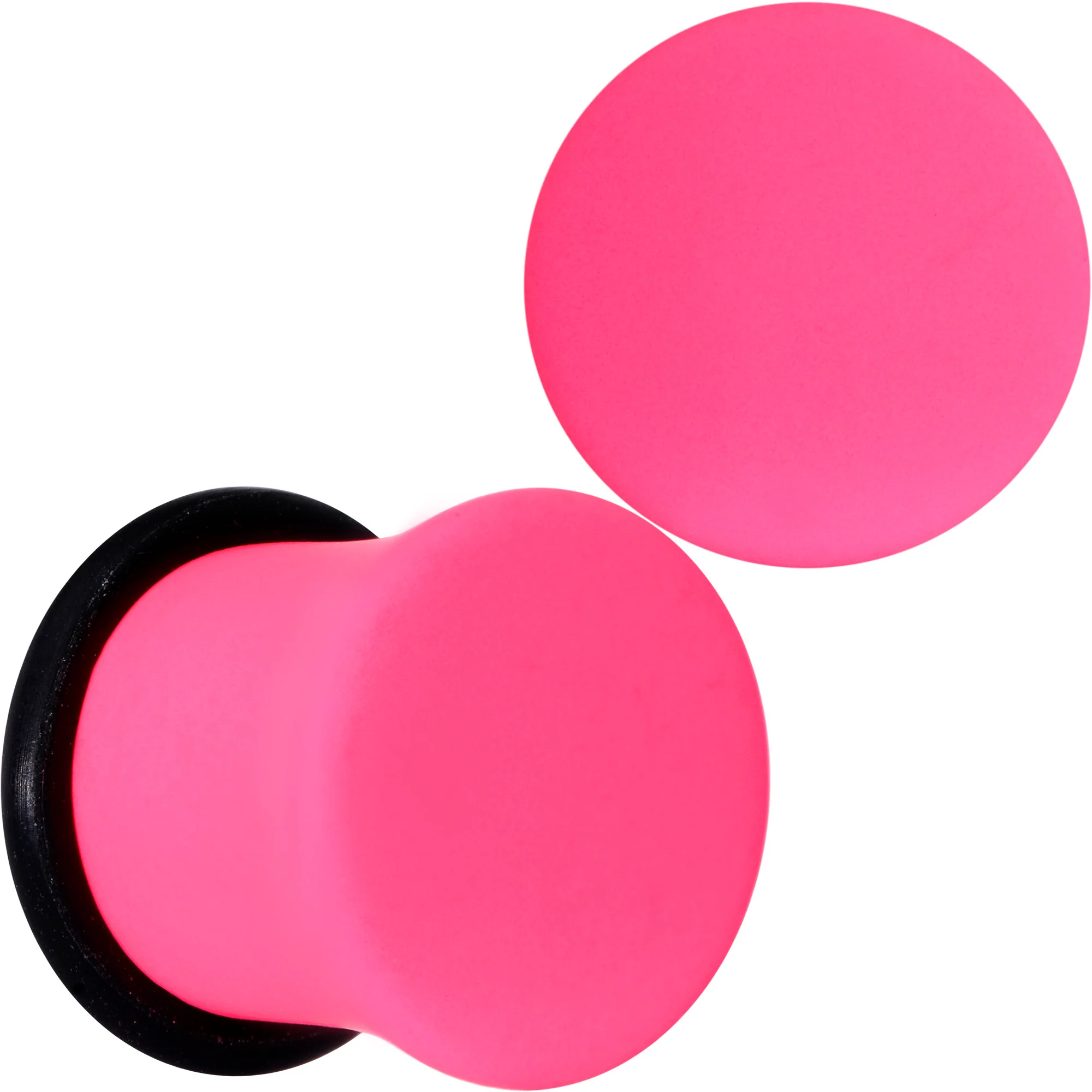 Hot Hot Pink Matte Single Flare Plug Set - Image 12
