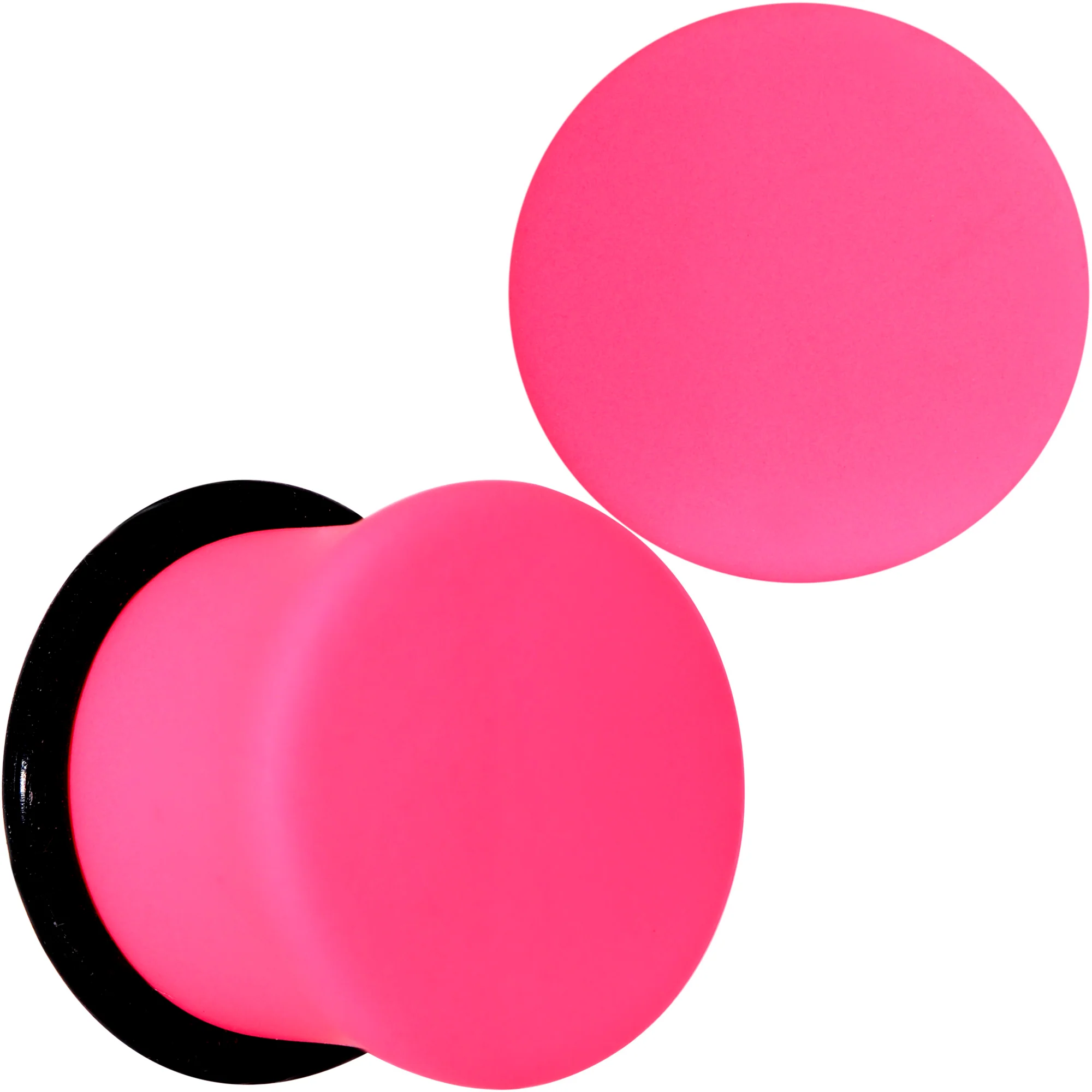 Hot Hot Pink Matte Single Flare Plug Set - Image 13