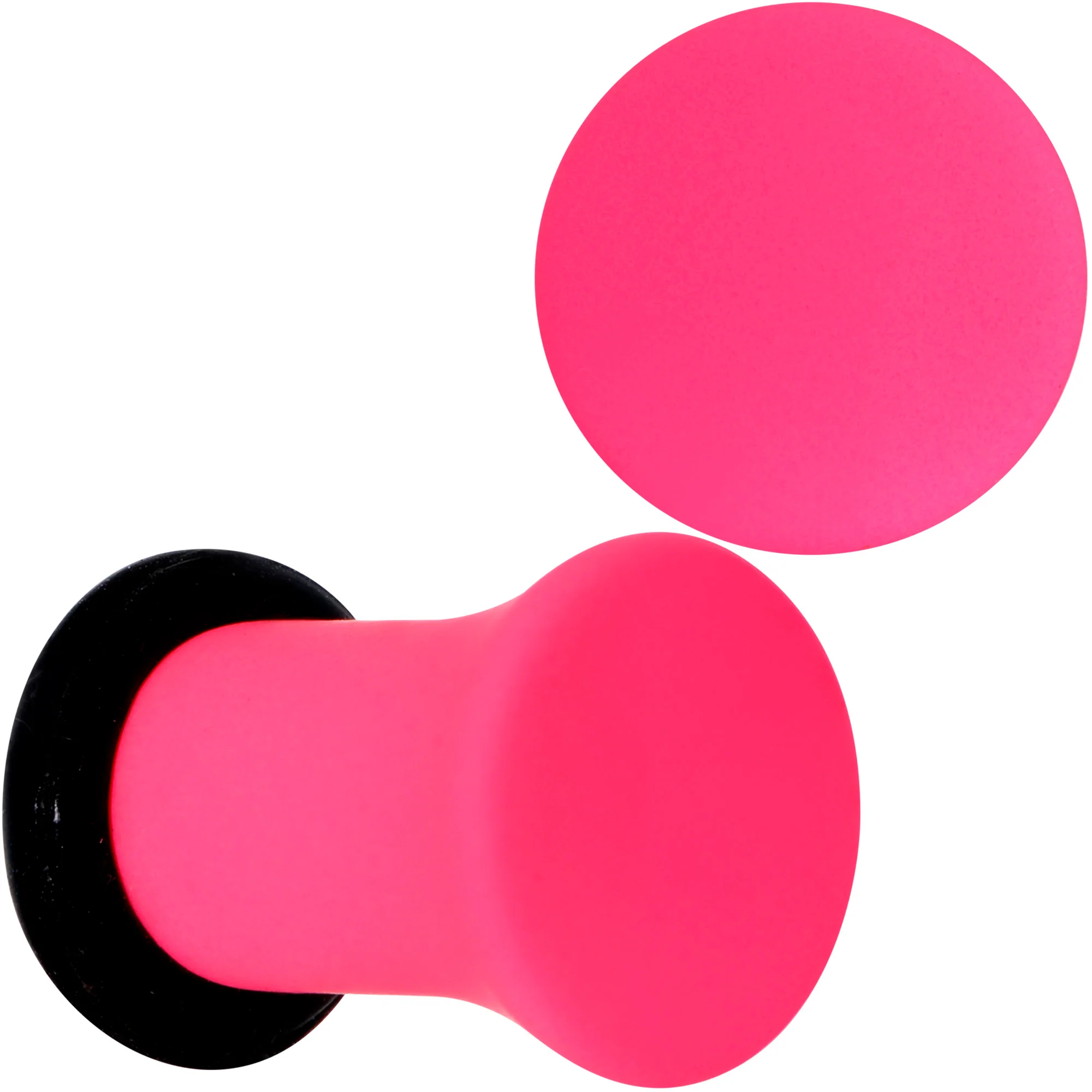 Hot Hot Pink Matte Single Flare Plug Set - Image 9
