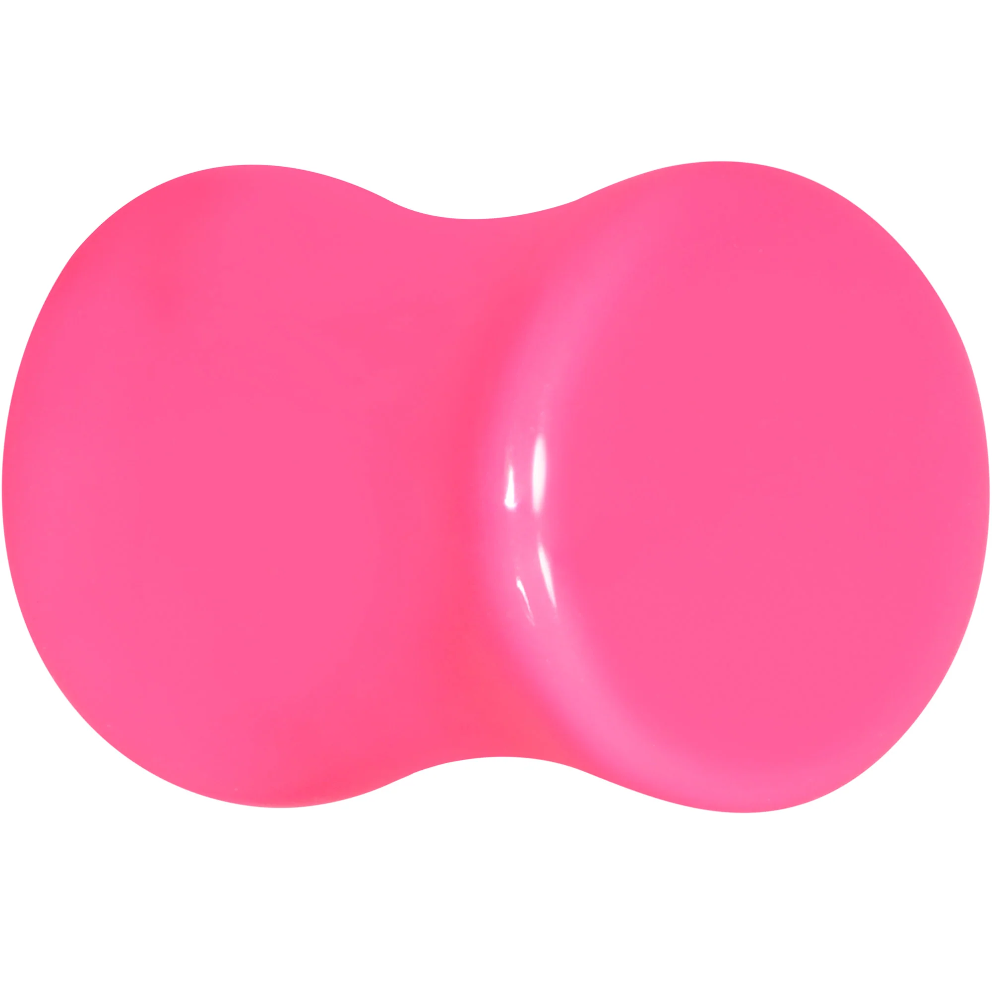 Hot Pink Acrylic Saddle Plug Set 8G to 00G - Image 3