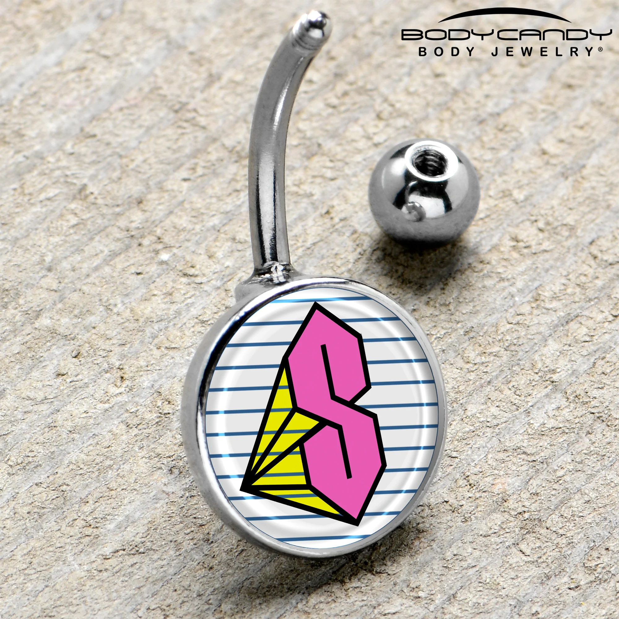 Hot Pink Cool S Belly Ring by Onyx O - Image 4