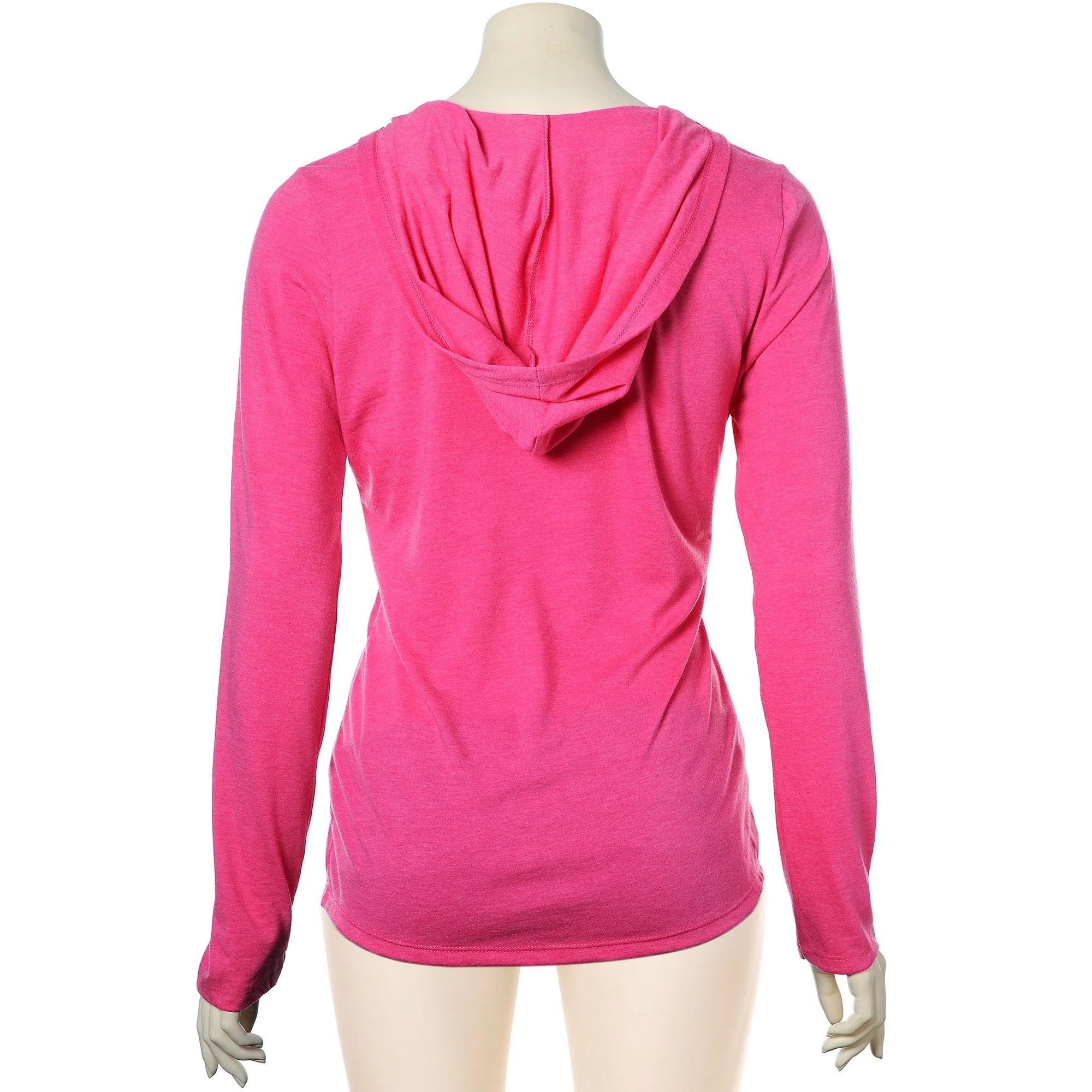 I Heart My Piercer Black Tapered Long Sleeve Hoodie - Image 9
