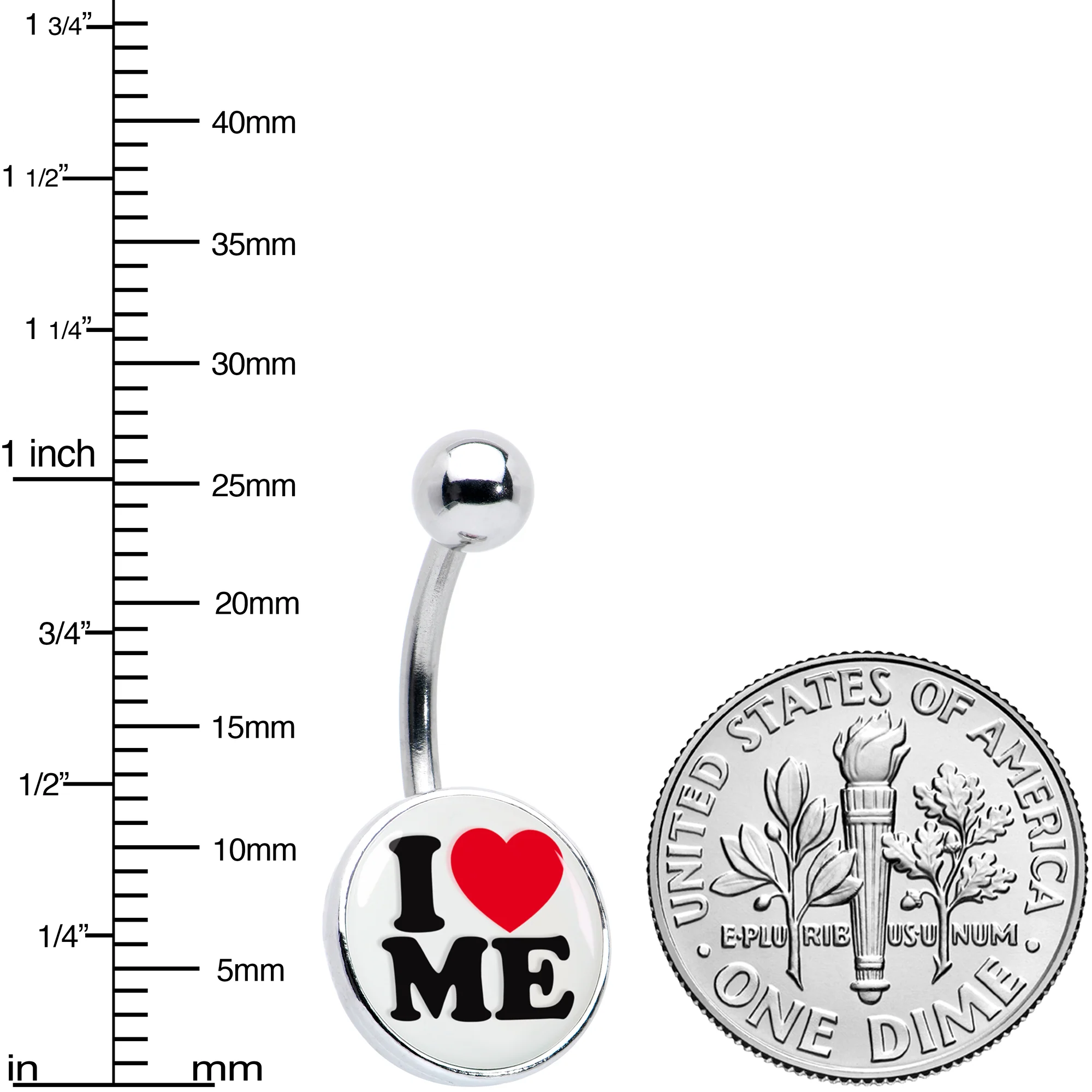 I Love Me Belly Ring by Onyx O - Image 6