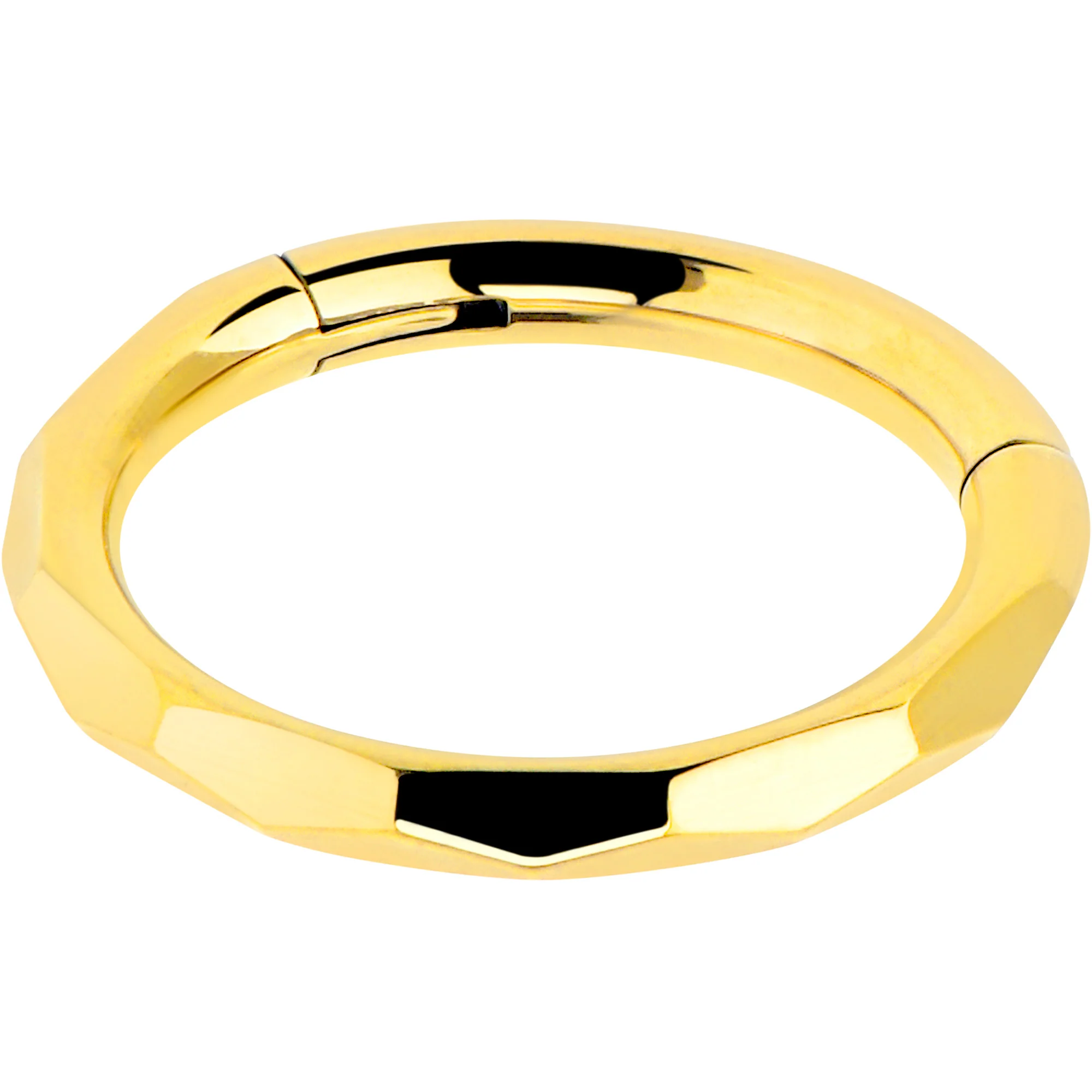 Implant Grade Titanium Hinged Segment Ring - 16G 5/16 - Image 4