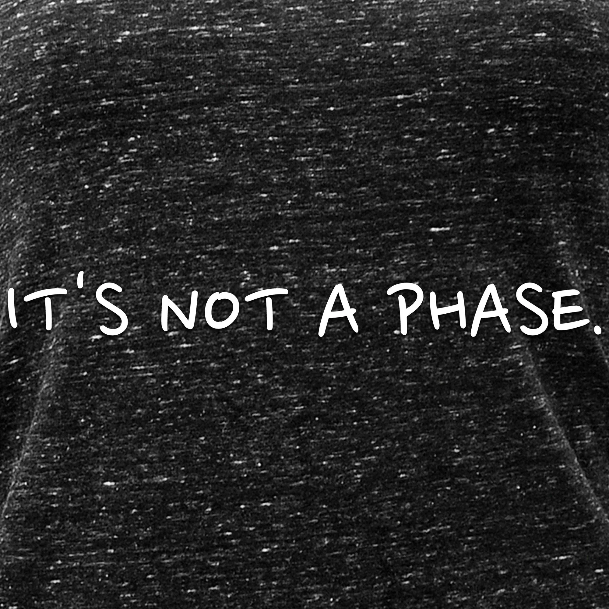 It's Not a Phase Black Gray Cosmic Twist Back Tank Top - Image 2