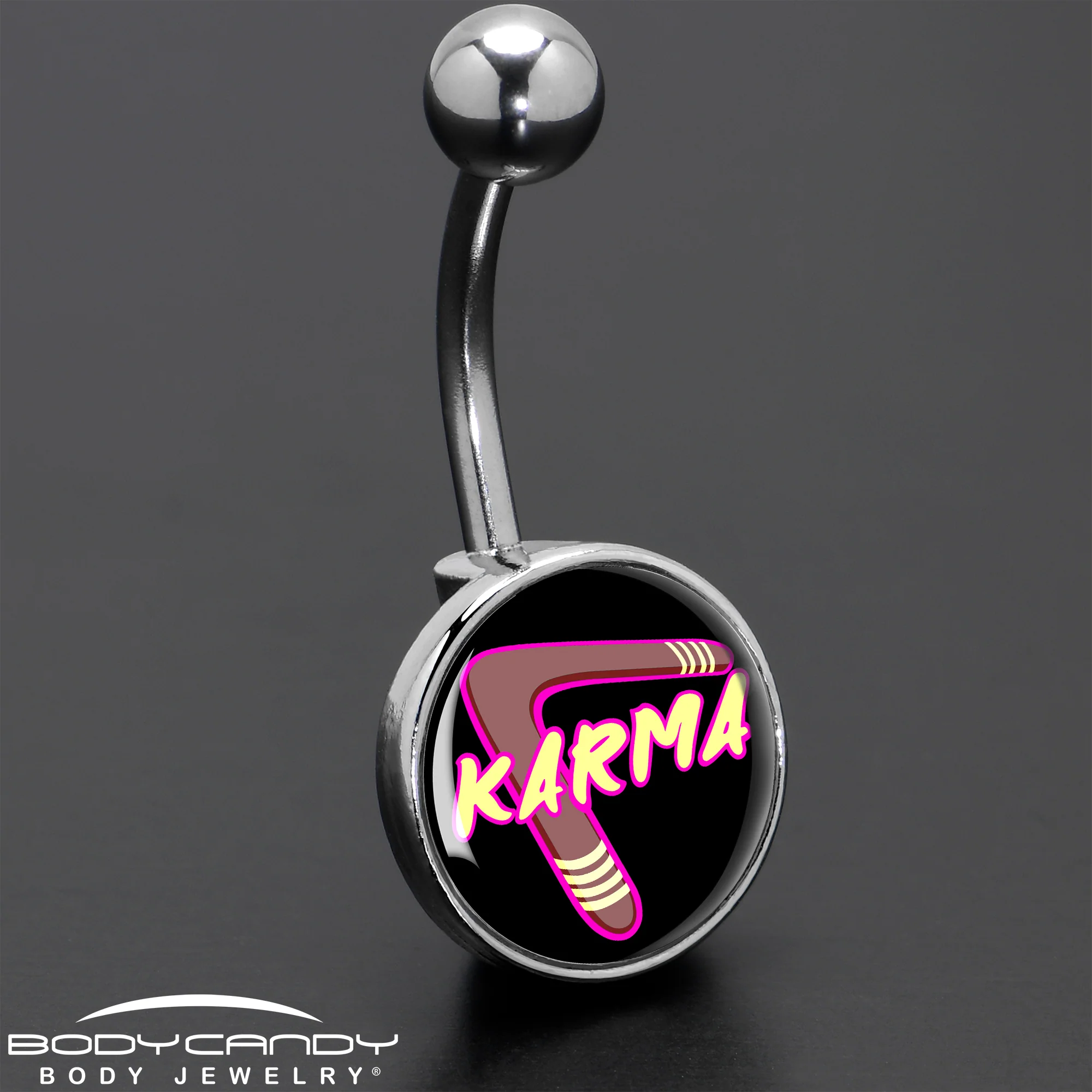 Karmic Boomerang Belly Ring by Onyx O - Image 8